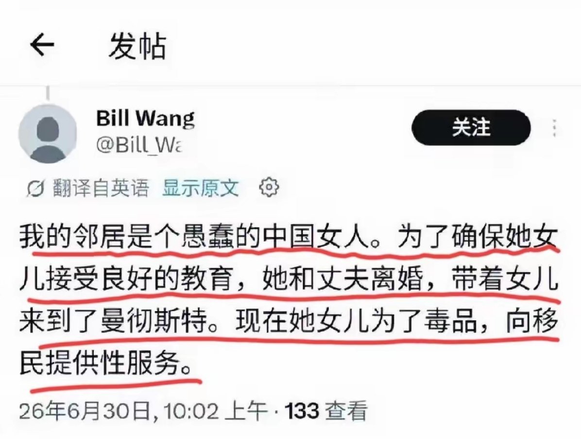 外国网友：我的邻居是个愚蠢的中国女人！ 