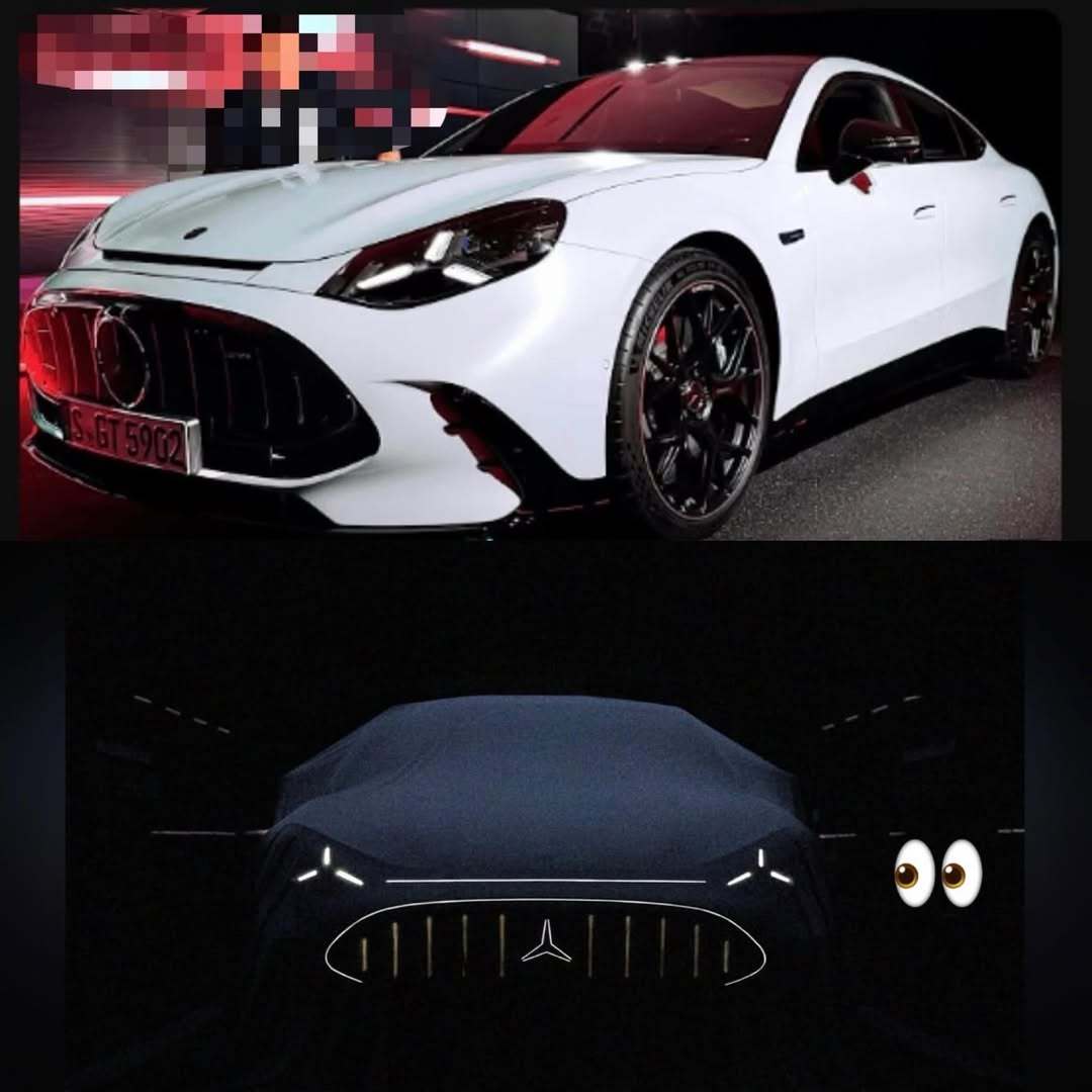提前曝光的AMG GT四门电动车，为什么奔驰设计师执着于凸出的大嘴，像个老改新