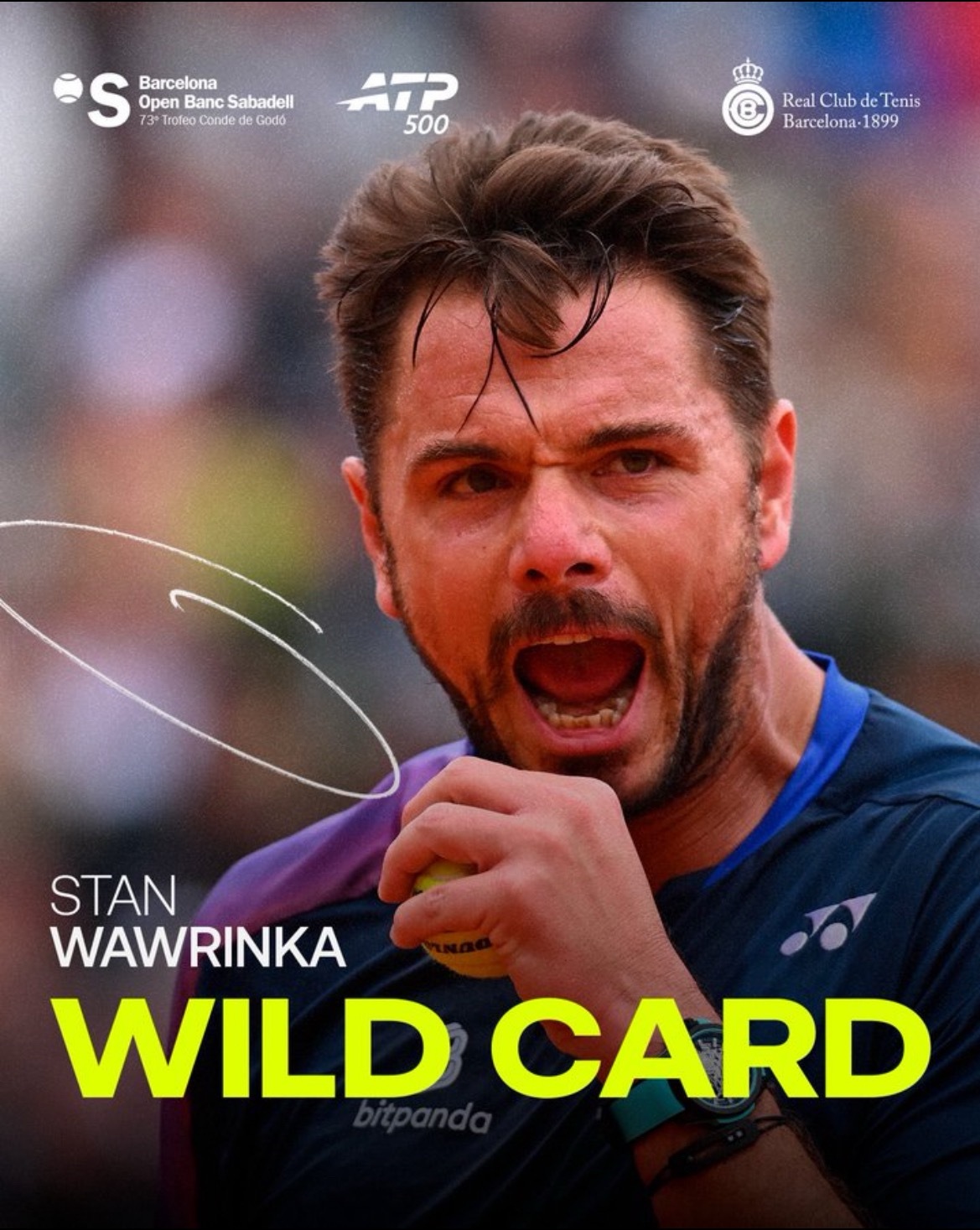 网球talking大会 瓦林卡收获ATP500巴塞罗那站外卡。 