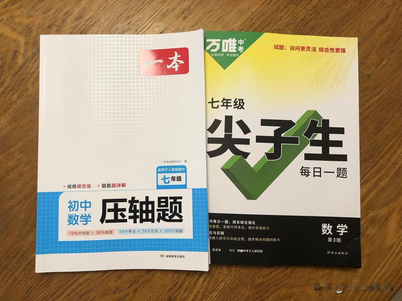 【请教一下用过的前辈，初中数学的拔高，《压轴题》是不是比《尖子生》要容易一些？】