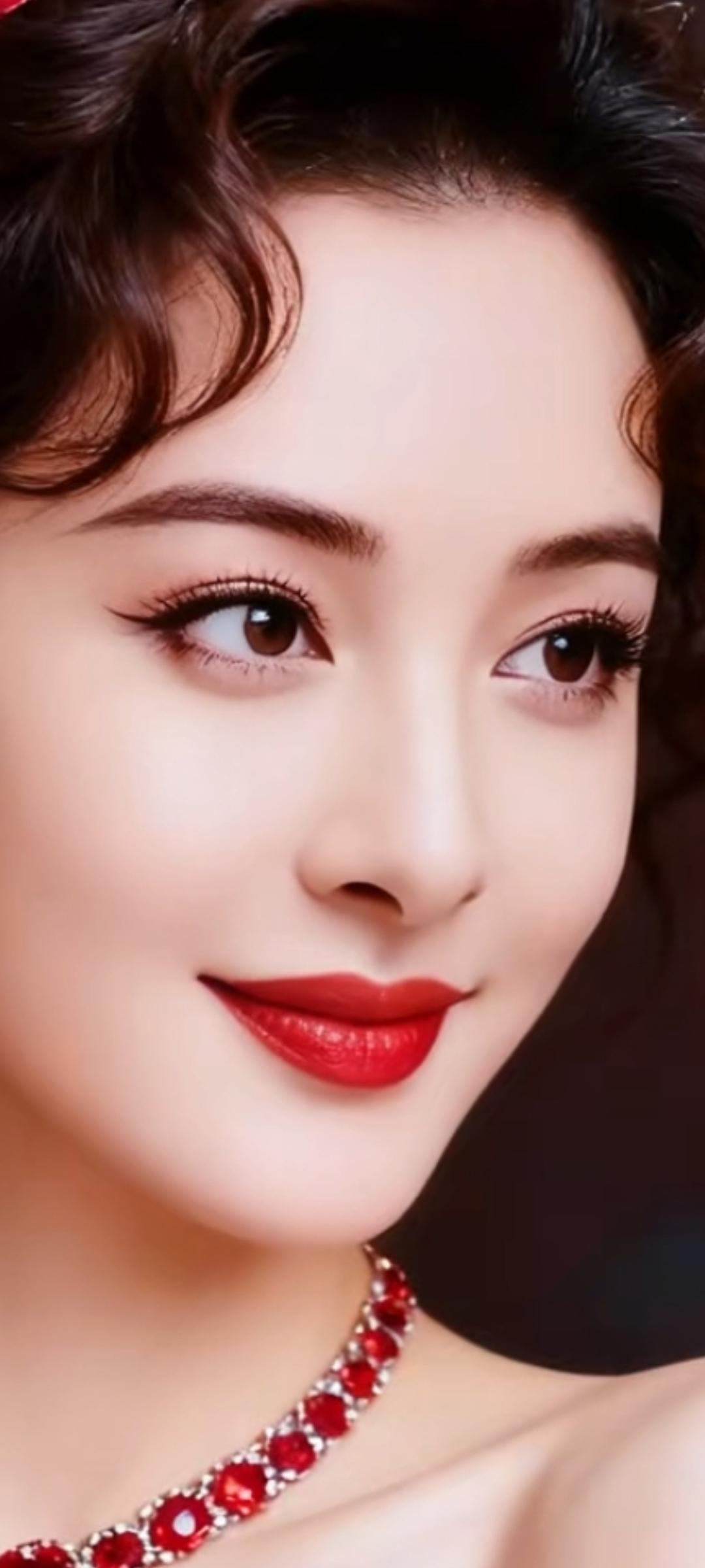 优雅红唇，闪耀珠宝，尽显迷人魅力！💄✨