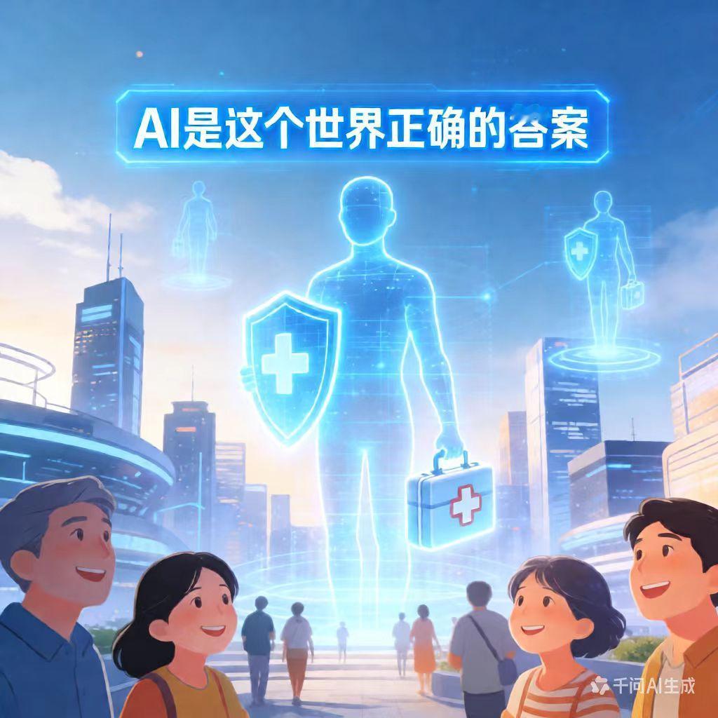 AI是这个世界的答案！

AI不是告诉你应该怎么做，而是告诉你结果，你只需要出发