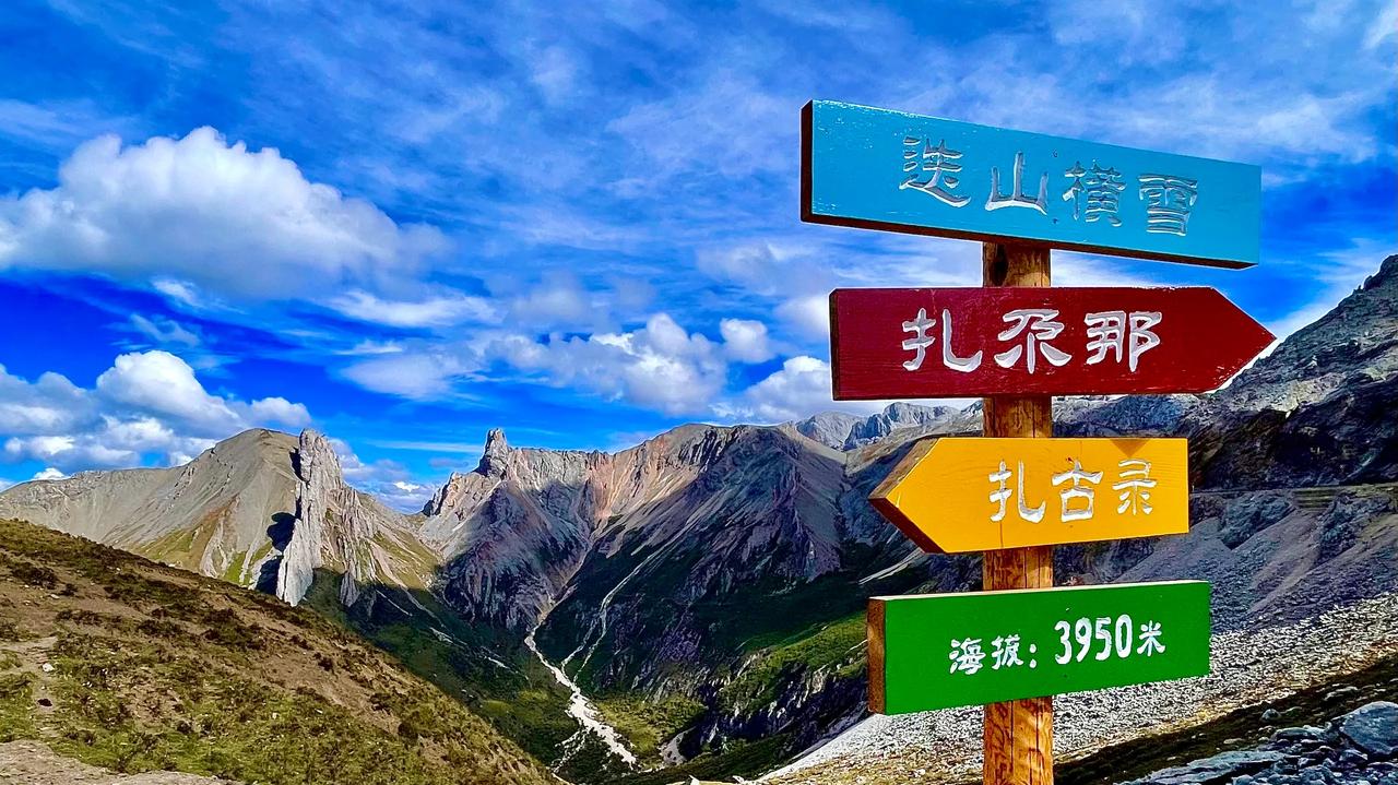 高山草原绿，草长莺飞时。
#美丽的藏区风光# #高原盛景# #西藏风光欣赏# #