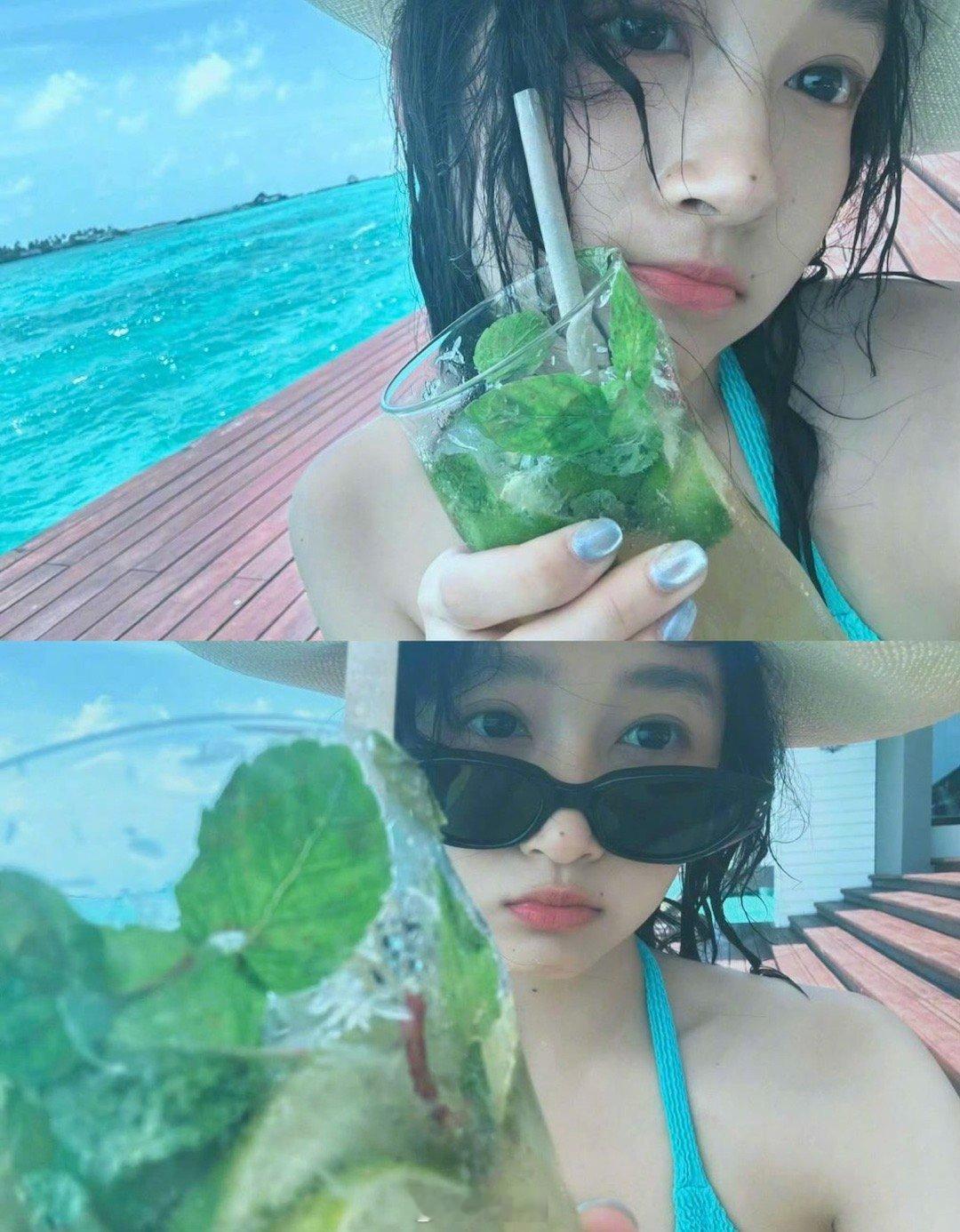关晓彤ins更新晓彤你美！！比例好绝 ​​​