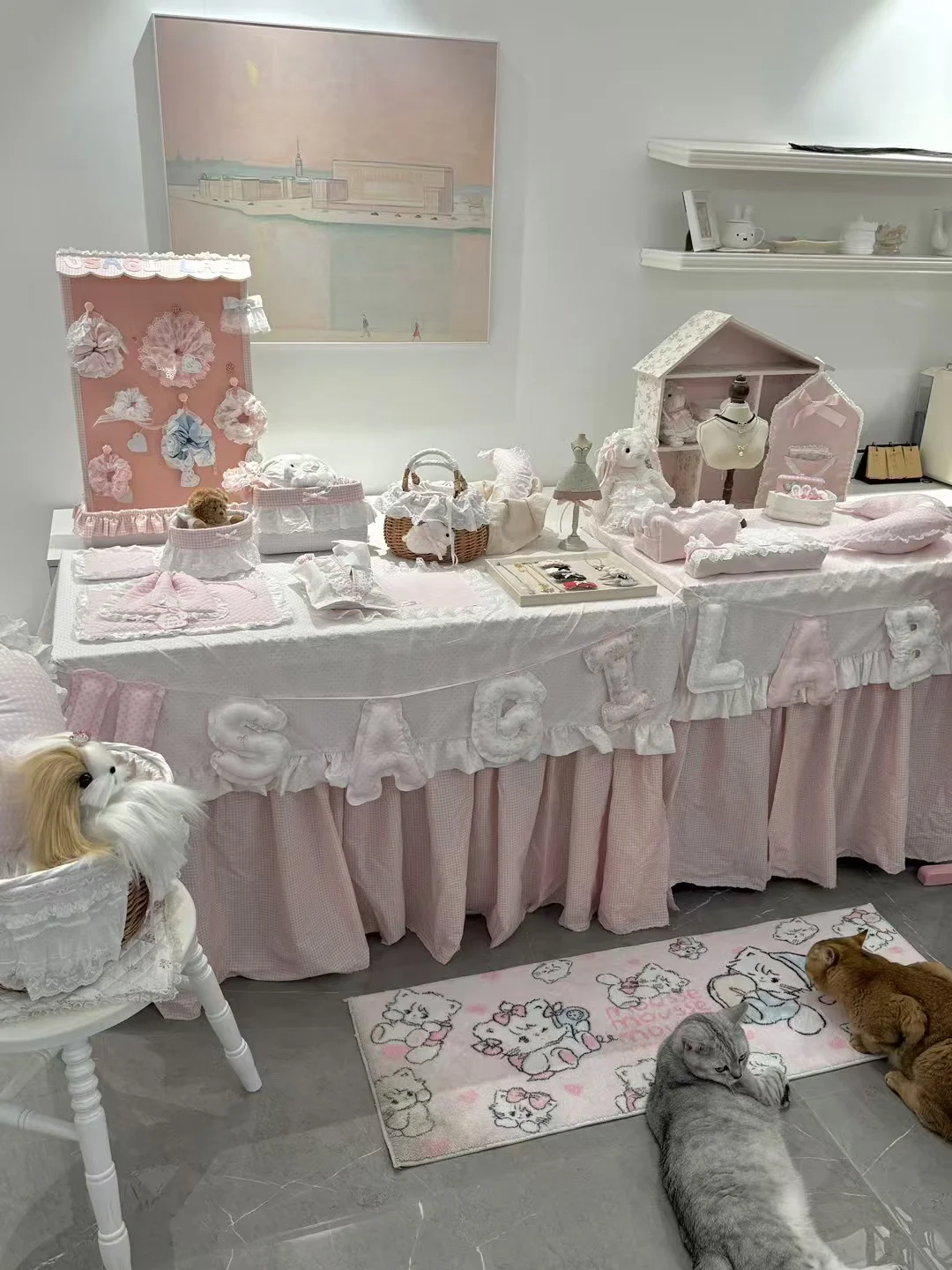 准备了特别萌的摊位！！