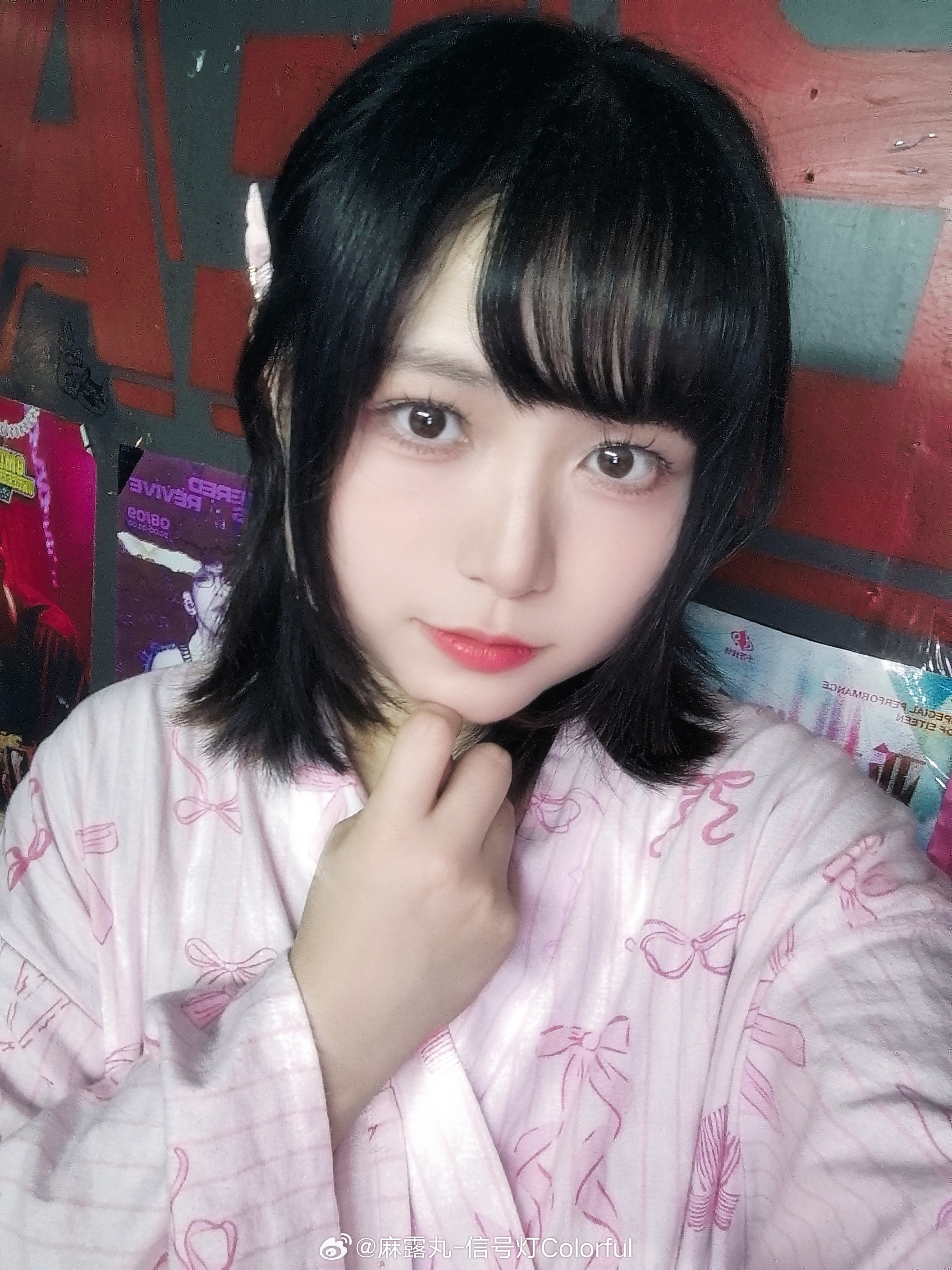 穿上粉色就会觉得自己世界第一无敌可爱了呀💞💞💞 ​​​