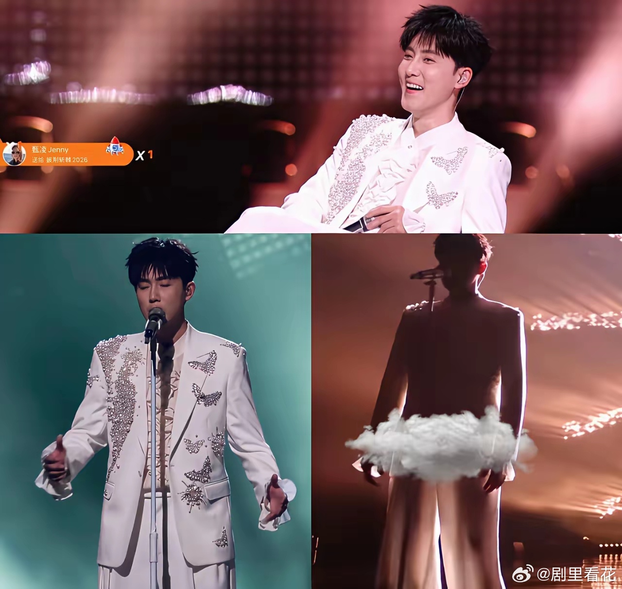 张睿又意外走红了！光影里的“大长腿”，那是白色西裤自带拉链轮廓吗，高度位置不对吧