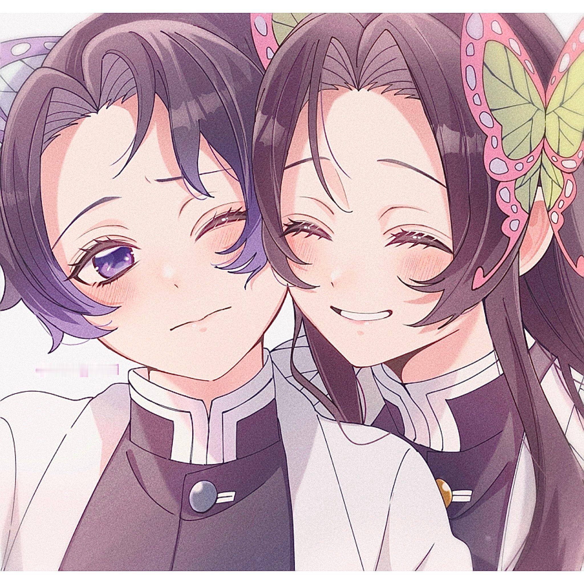 鬼灭之刃蝴蝶忍 姐姐你真的靠得太近啦.[苦涩]绘：kuze_0131 ​​​