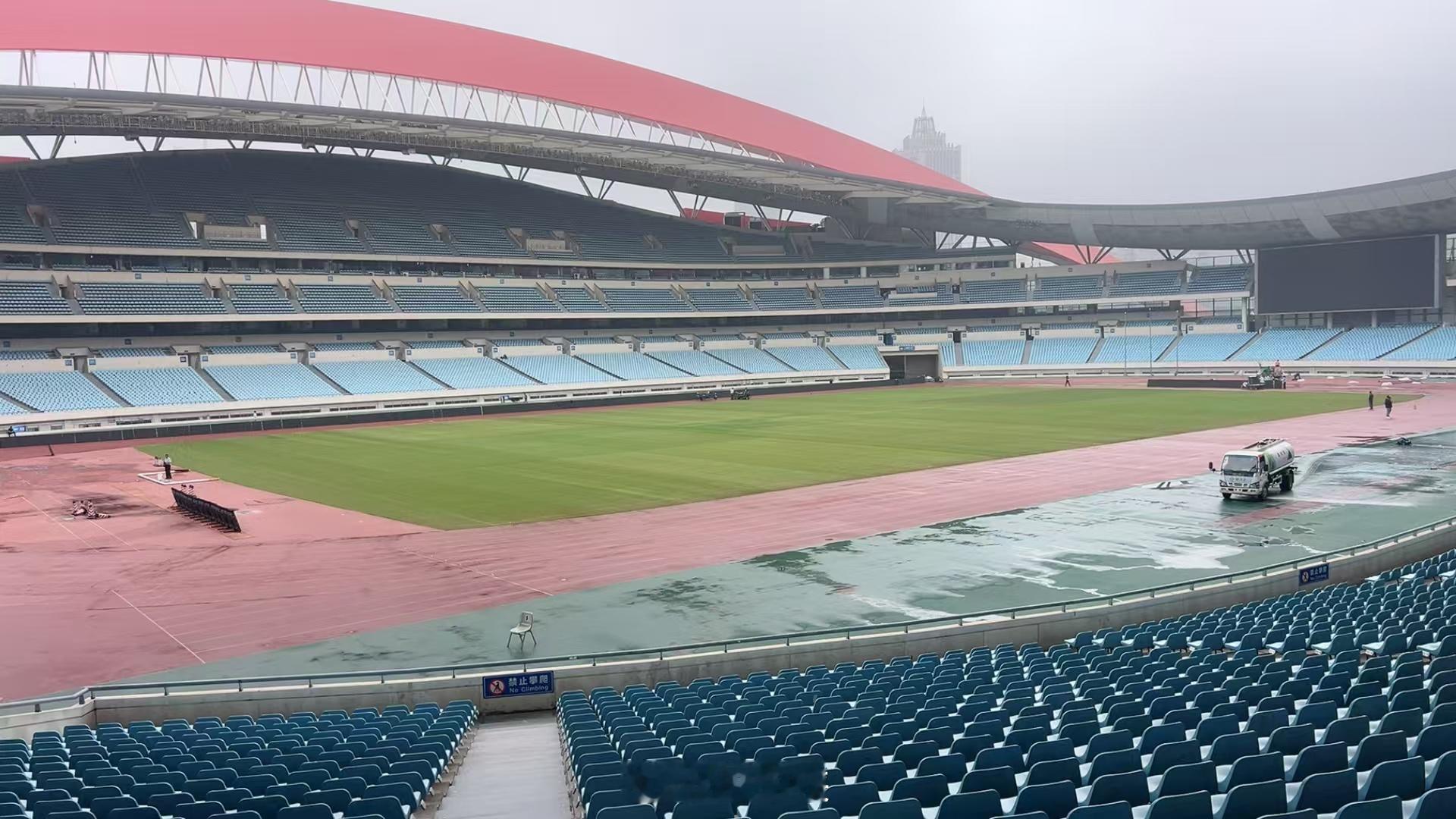 全新的草皮，迎接半决赛⚽️苏超 ​​​