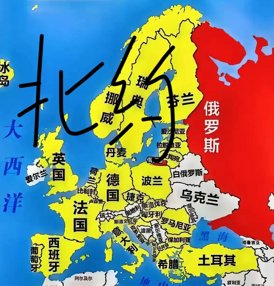 北约和欧盟对俄罗斯步步紧逼…
A，瑞典.芬兰加入北约，波罗的海成了北约内海。
B