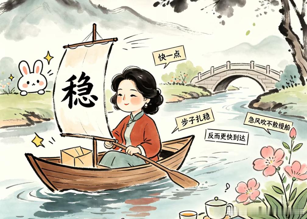 慢下来，比你想象的更快别被焦虑推着走。很多事情，慢下来，步子扎稳，反而更快到达。