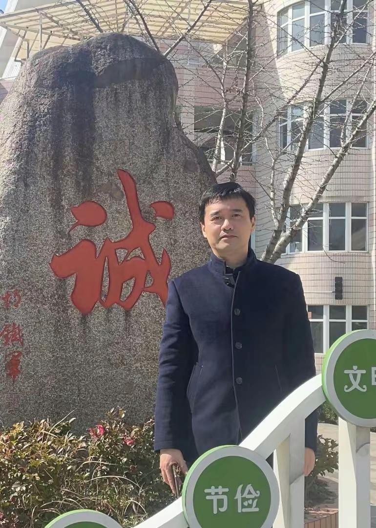 应邀为母校坎山初中 新校园文化石题字书法中华文化 汉字之美