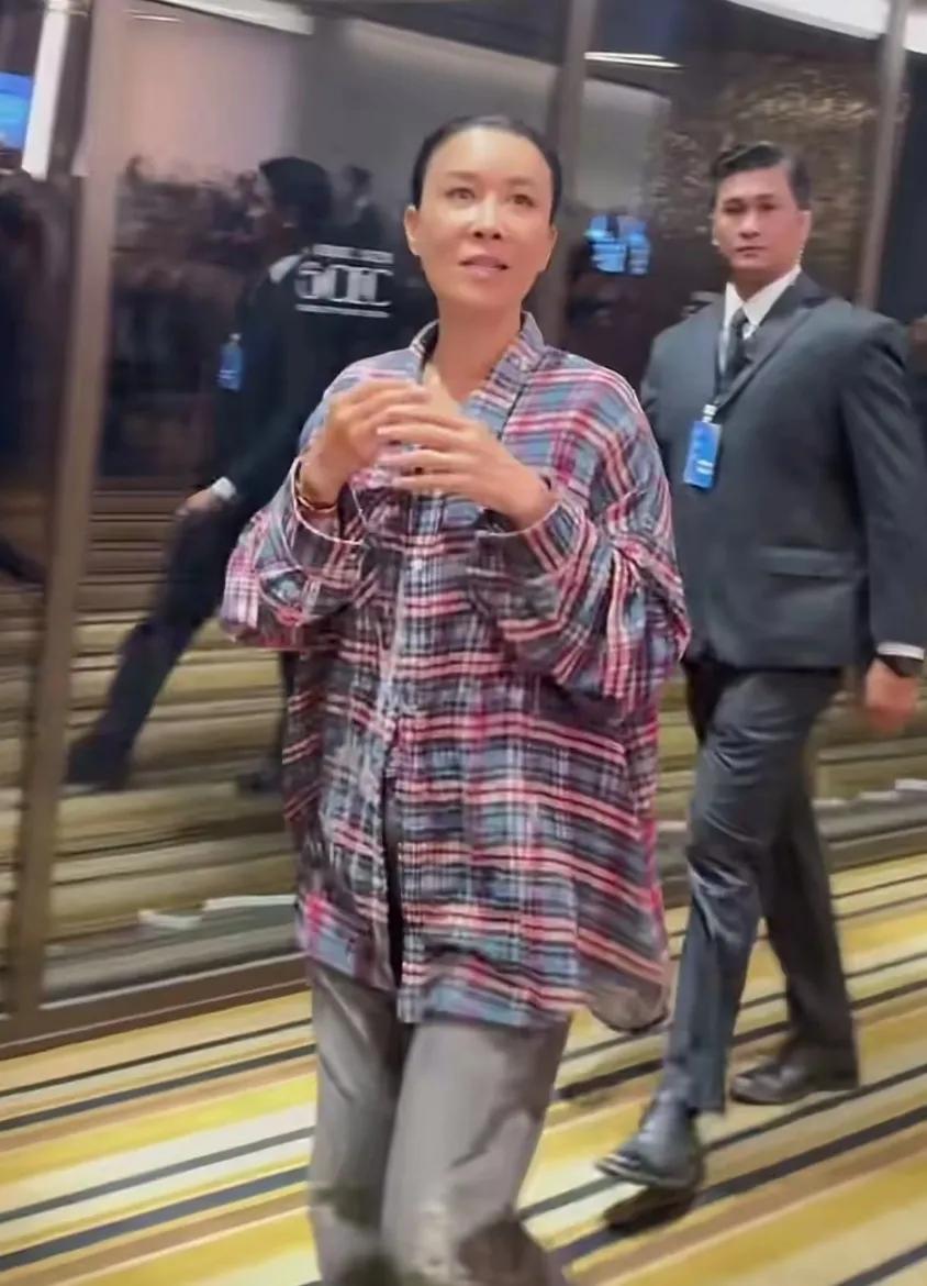 那英那么多衣服
穿这么素，穿这么普通
是不是有点搞笑呀
这衣服农民阿姨下地割稻谷