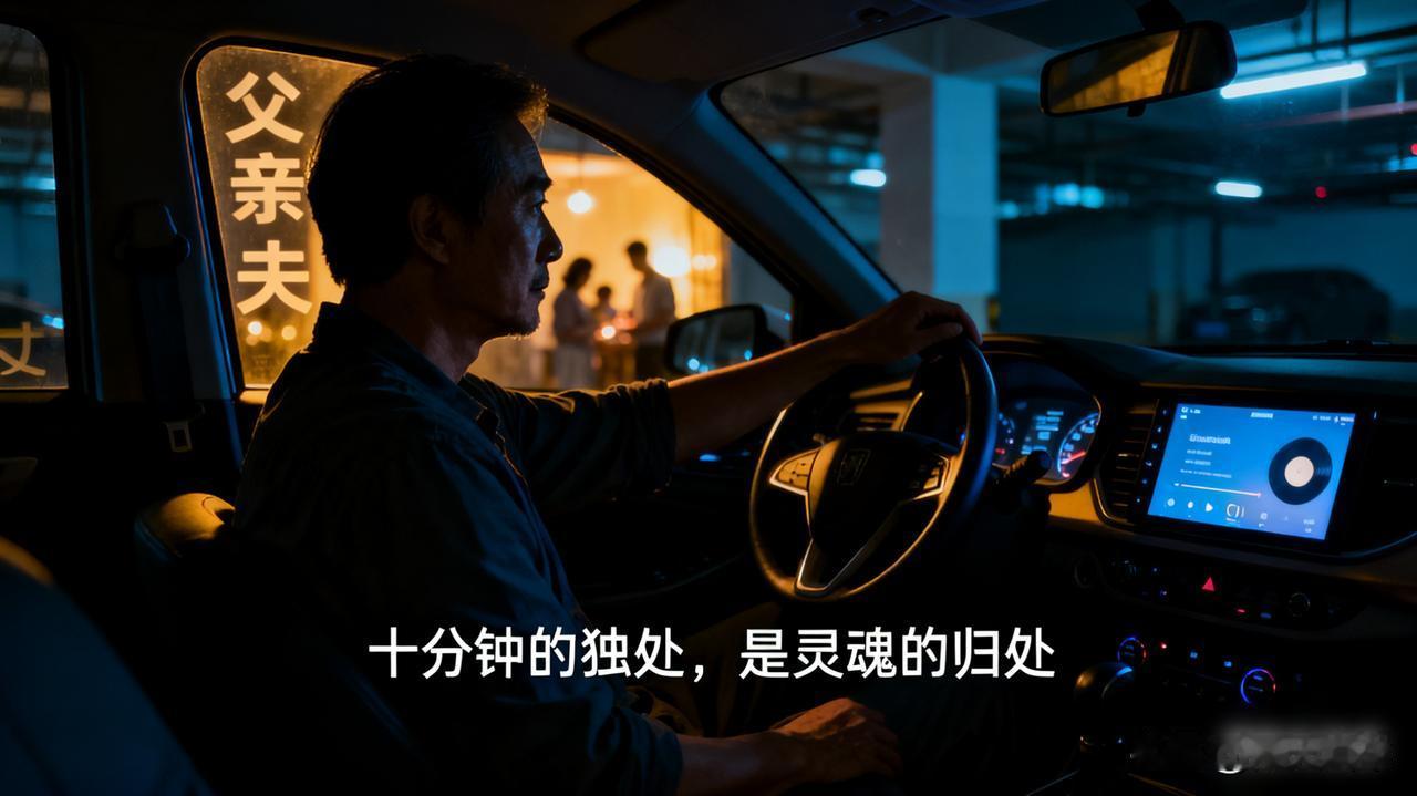 为什么男人下班后，喜欢在车里独坐一会儿？

那是一个分界线，推开车门是柴米油盐，