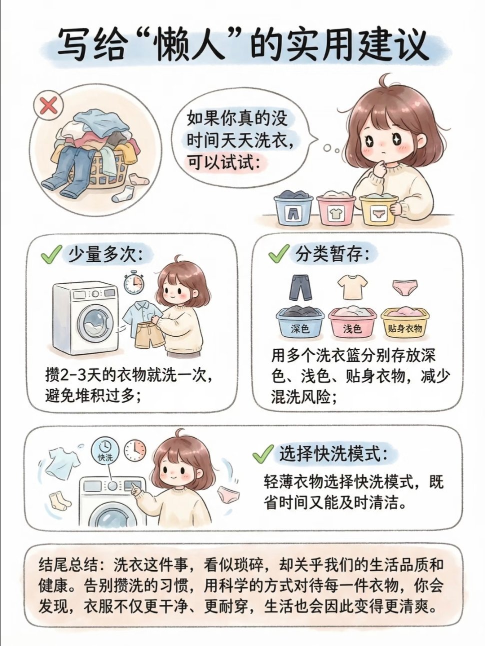 为什么说夏天的衣服别攒着洗家里4个地方是霉菌重灾区原来衣服不能攒一起洗 姐妹们！
