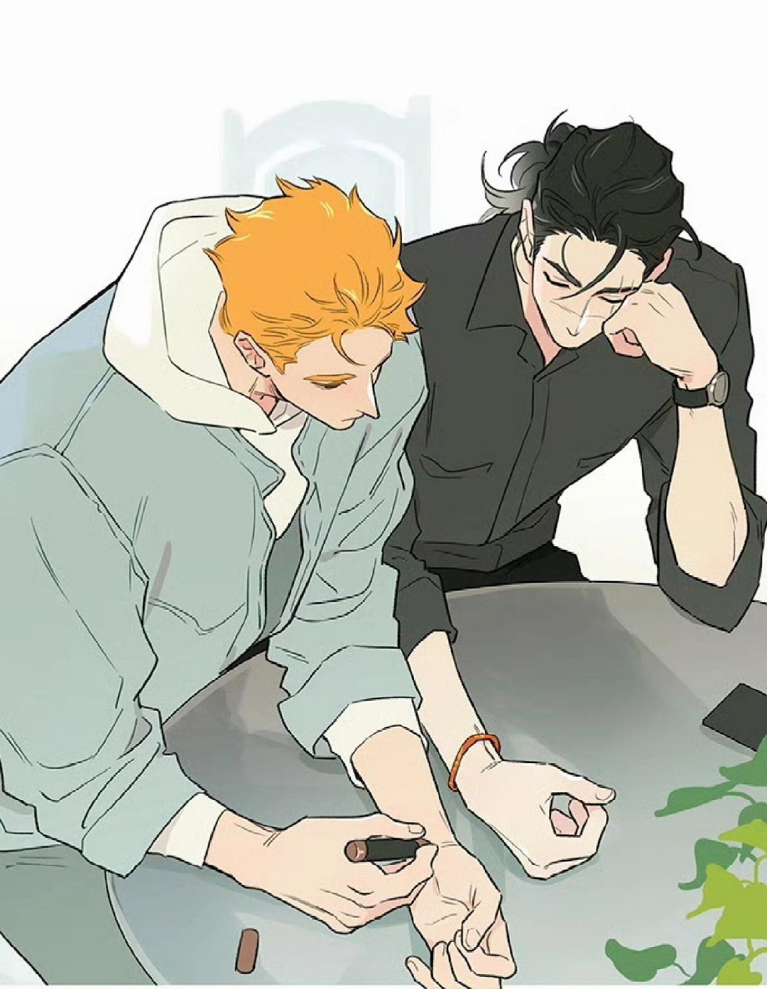 捡了东西的狼绑定成功！永远在一起！漫画 cr：麻尾 