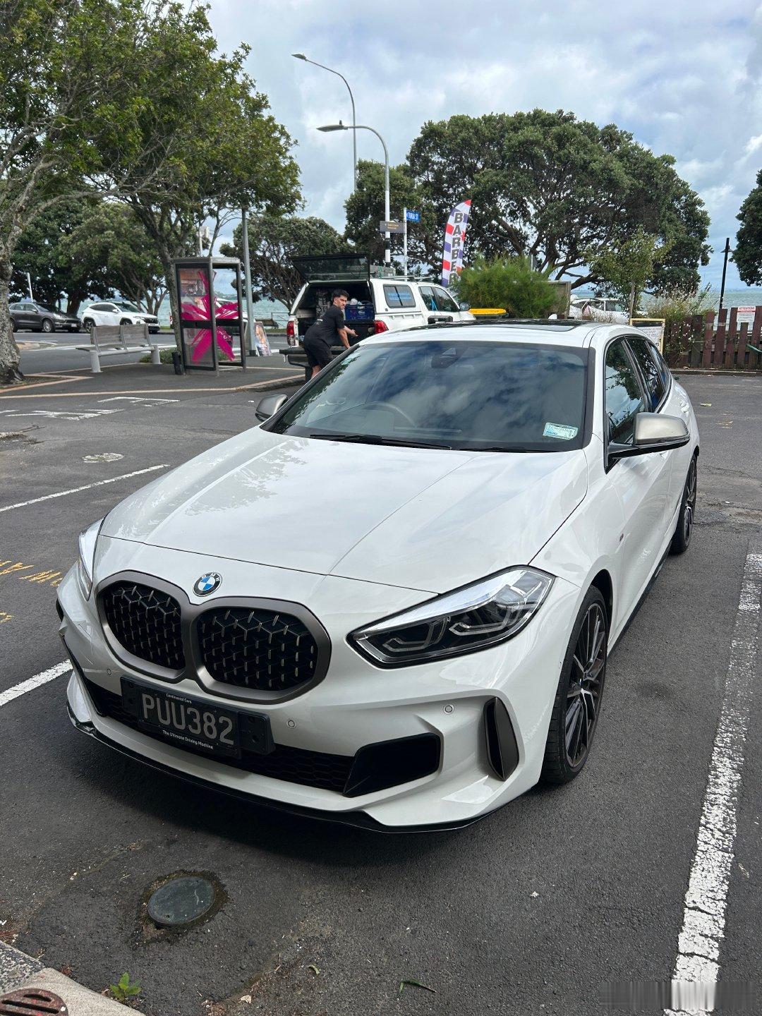 给客户验了一辆 BMW M135i，这代 F40 1 Series 是国内没有的