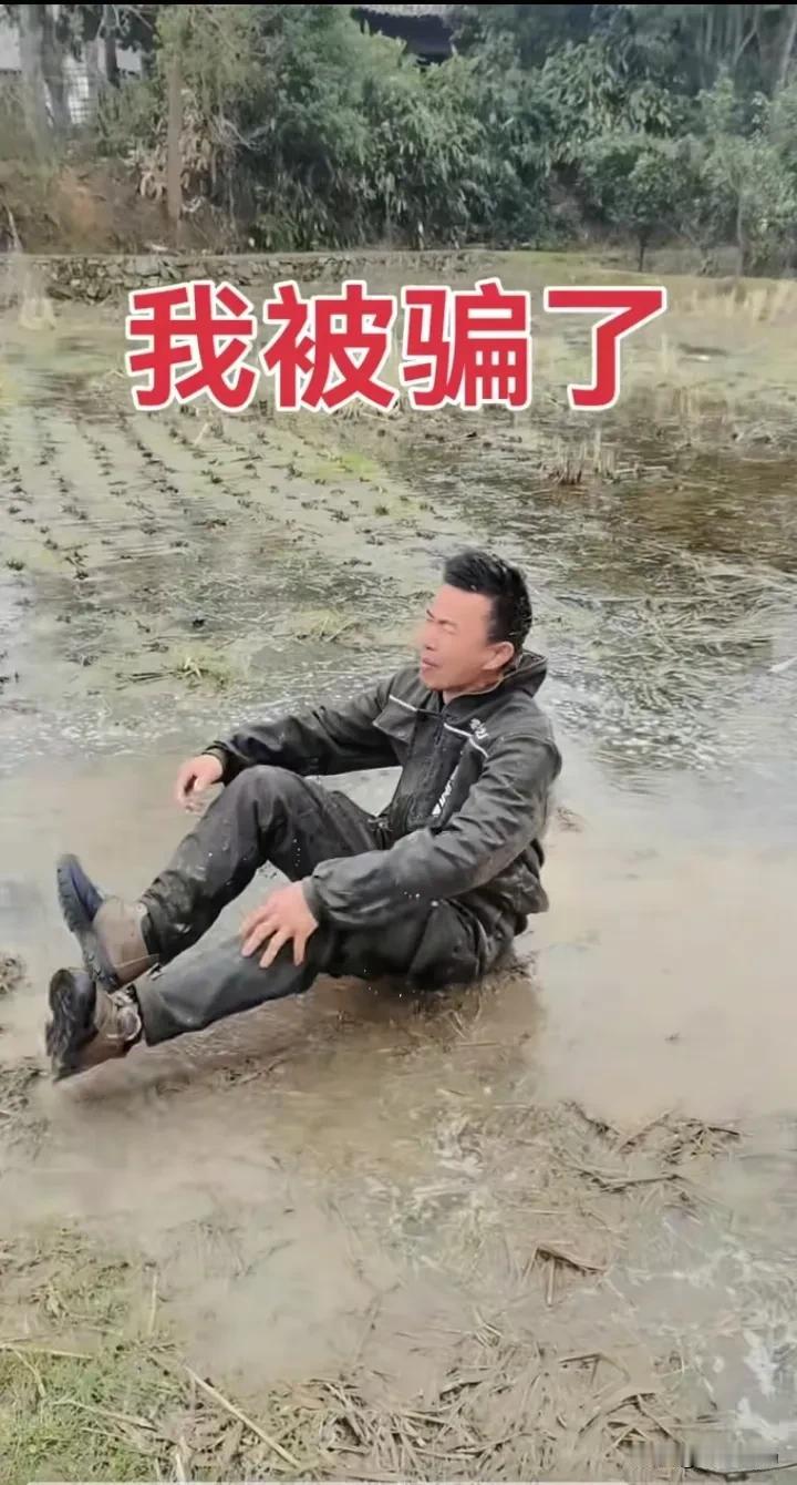 在水田里满地打滚，是博眼球捞流量还是真被骗了？到底是咋回事？
江西广丰网红郑全海