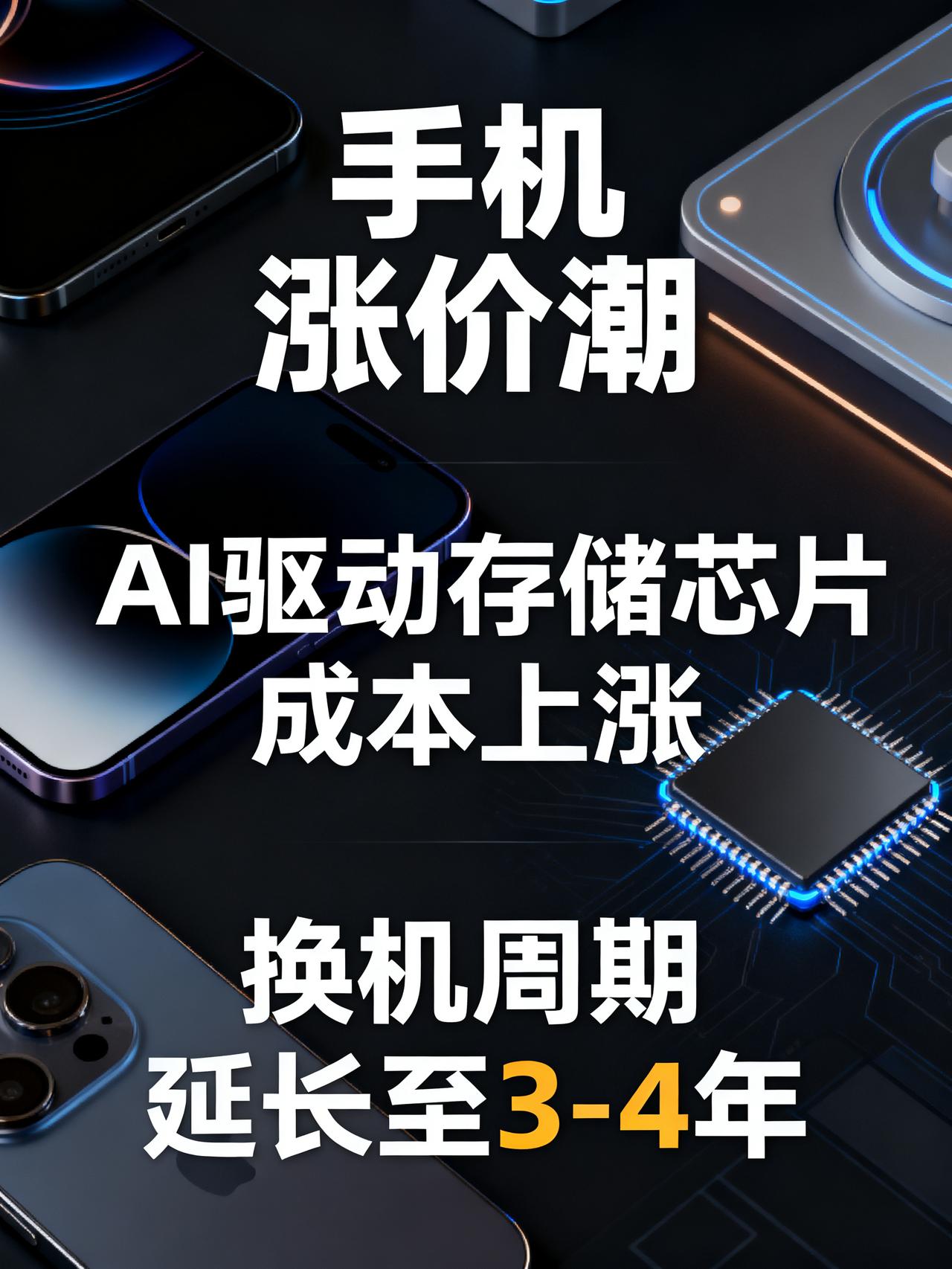 国产手机集体涨价！苹果也将跟进，AI才是幕后推手
昨晚手机圈出了件特别离谱的事，