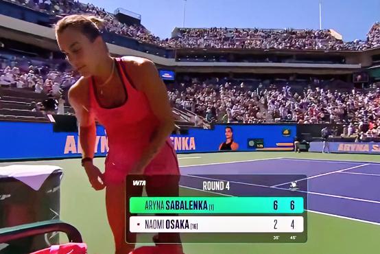 大坂直美：打不过、真心打不过….
在刚刚结束的印第安维尔斯女单第一场1/8决赛中