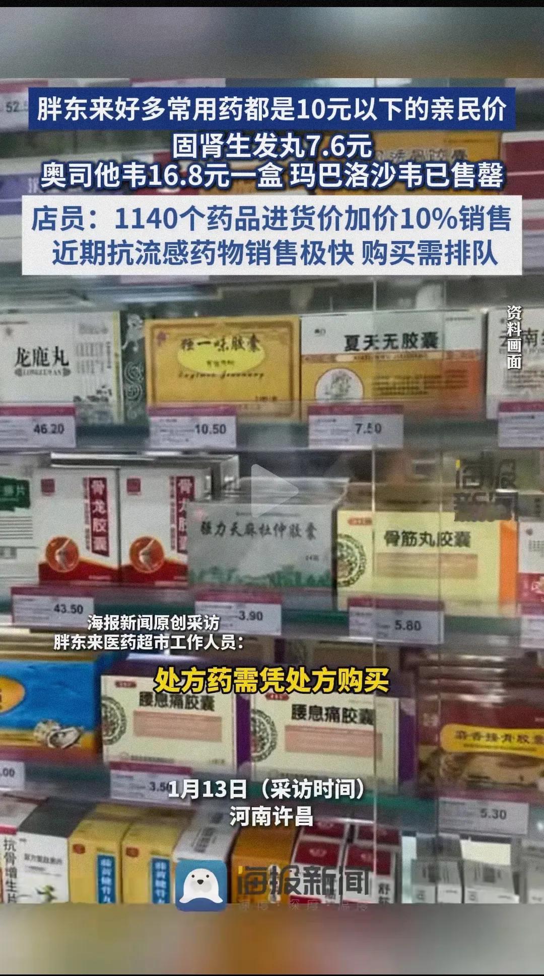 胖东来医药超市爆火，原因只有一点，价格亲民，药品都是进货价加10%的利润销售。比