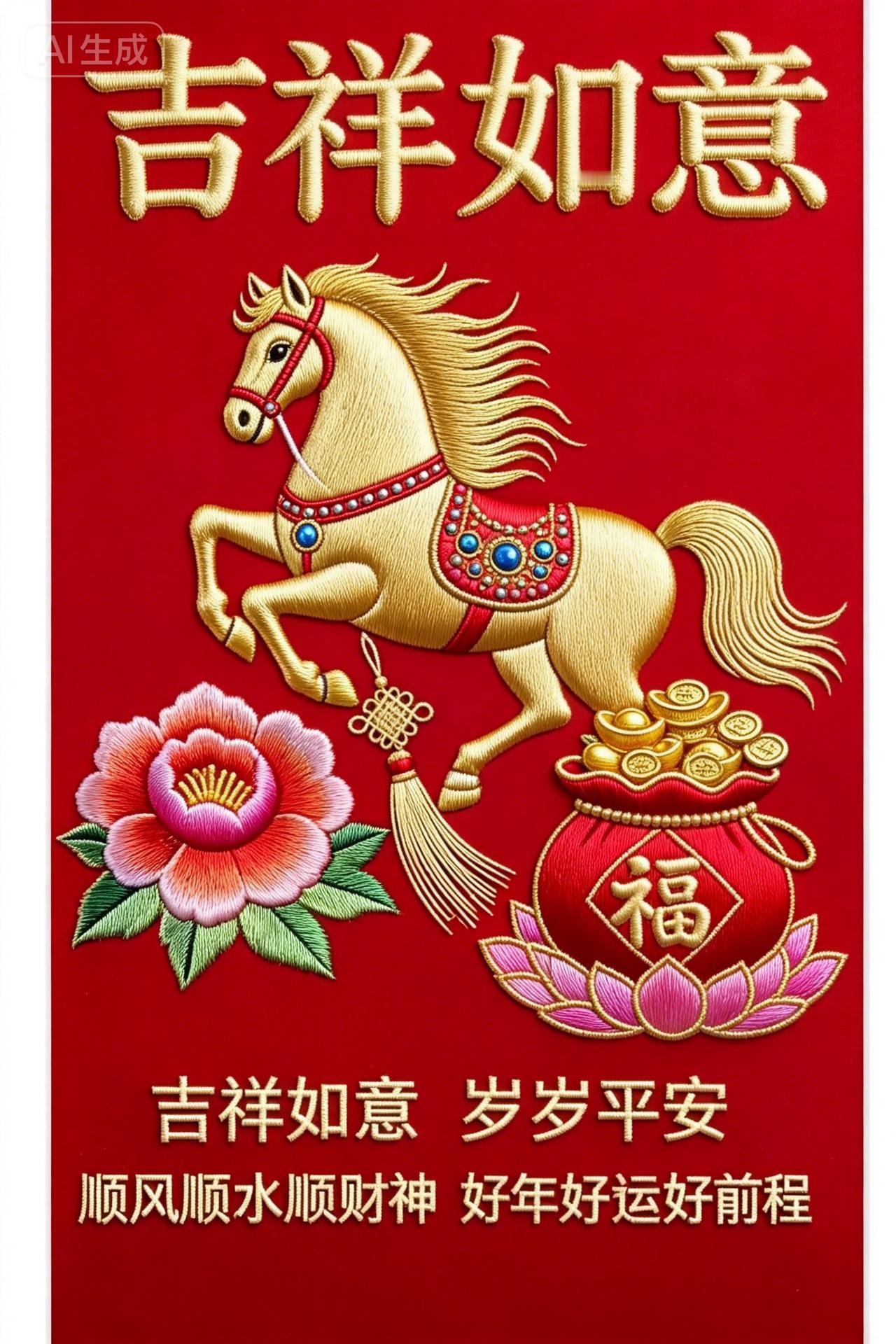 金马扬蹄，踏碎旧岁的尘埃；春风得意，奔赴明日的山海。
2026，愿你以梦为马，不