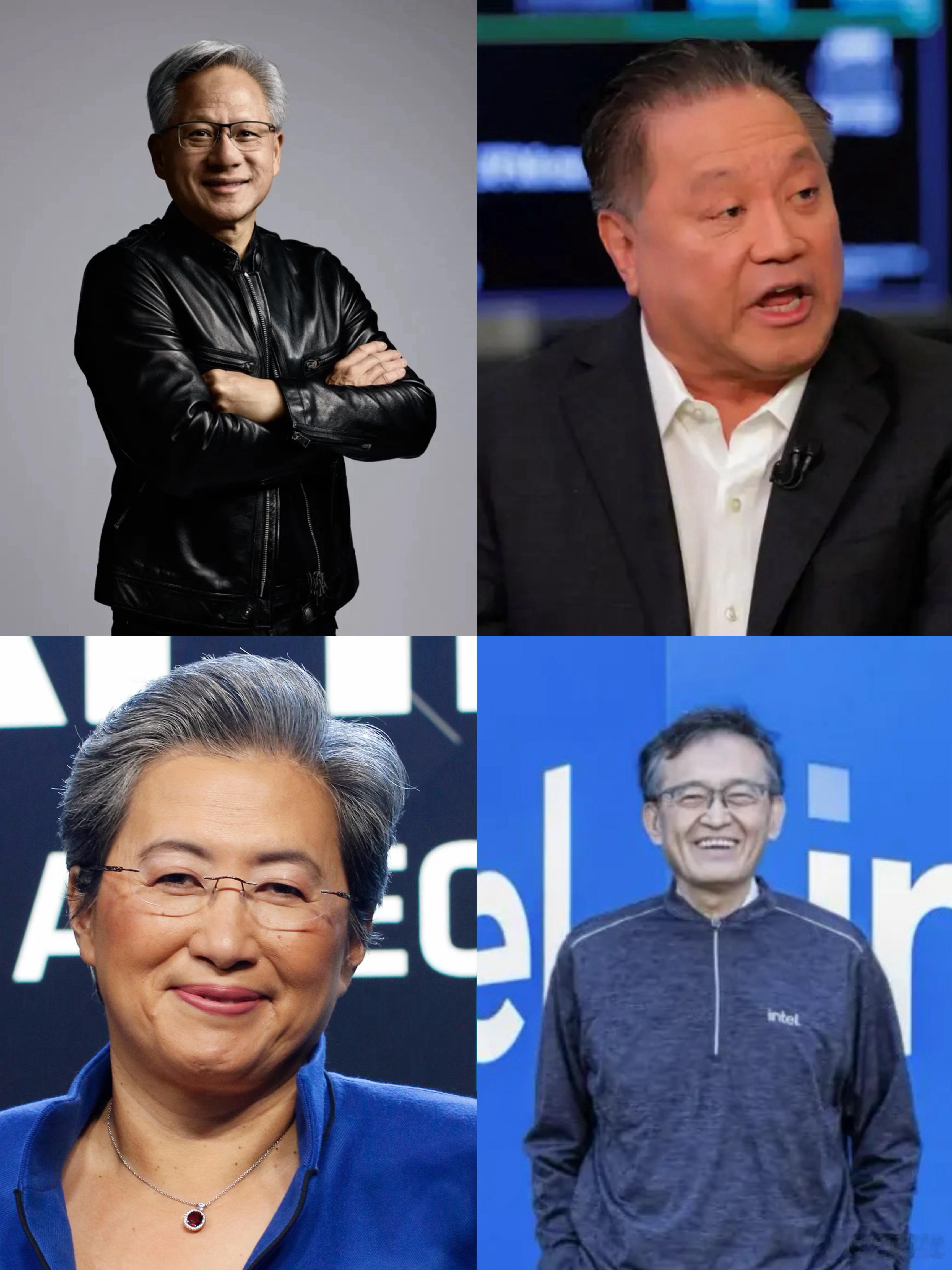 美国四大芯片巨头，掌舵人居然清一色全是华人：英伟达CEO黄仁勋，祖籍浙江省；博通