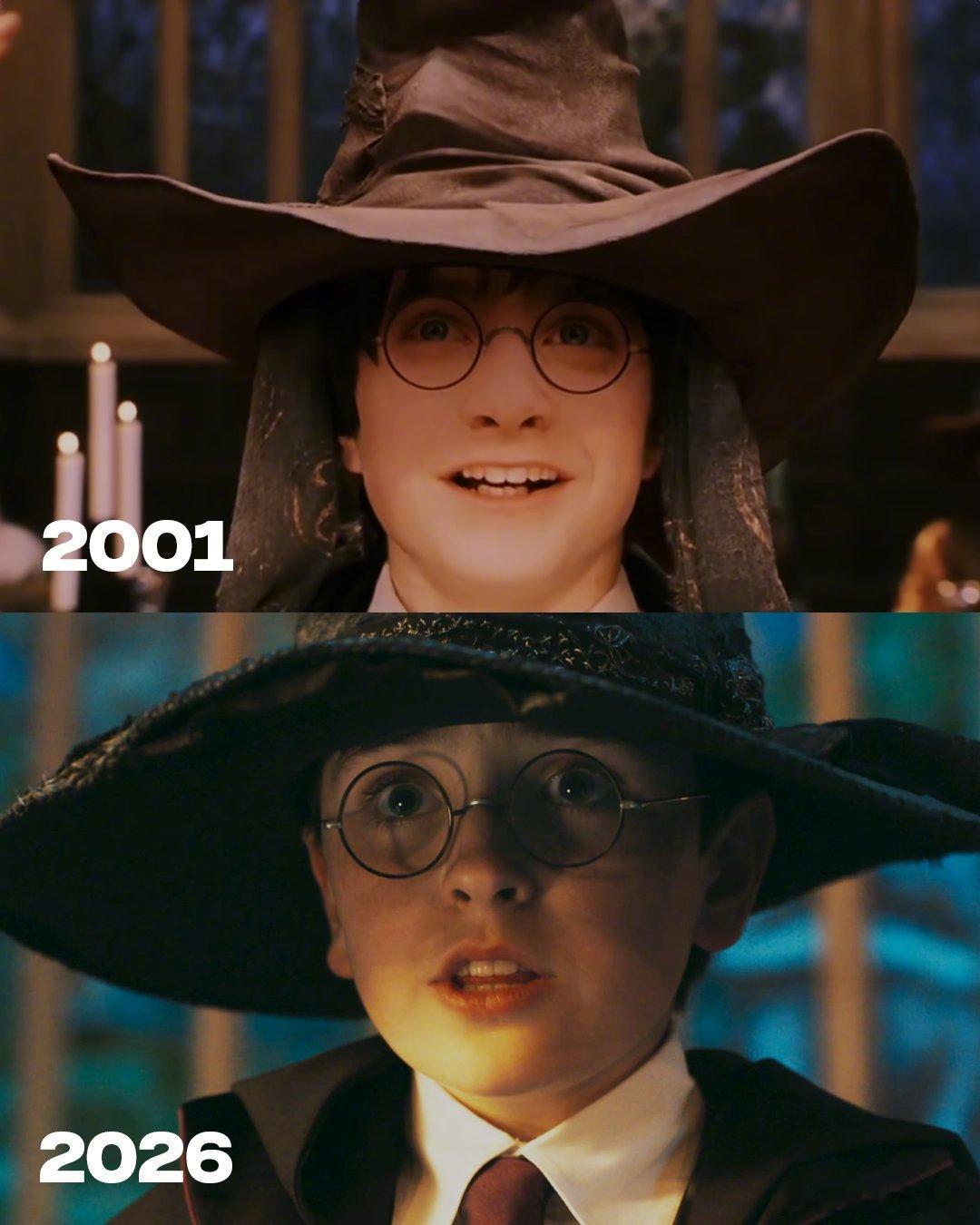 剧版哈利波特第二支预告 2001 VS 2026 ​​​