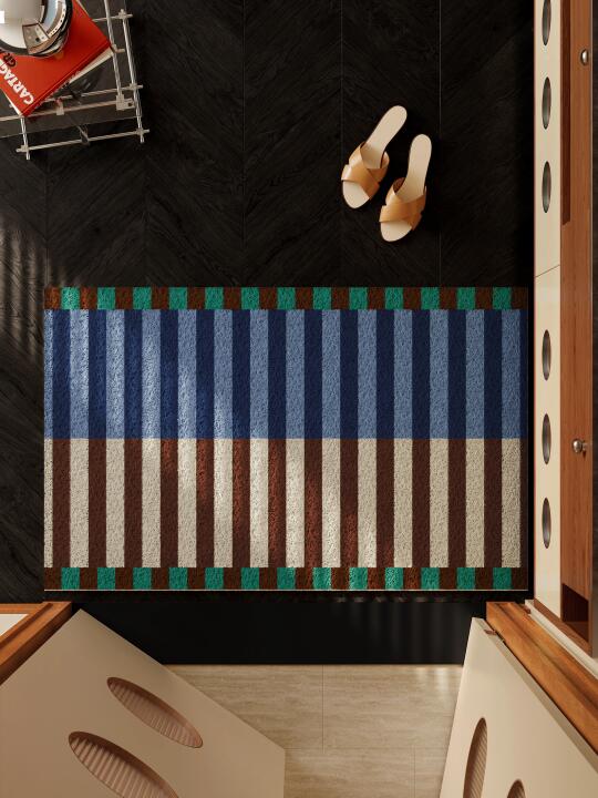 中古玄关布置｜柯布西耶地垫太出片啦～