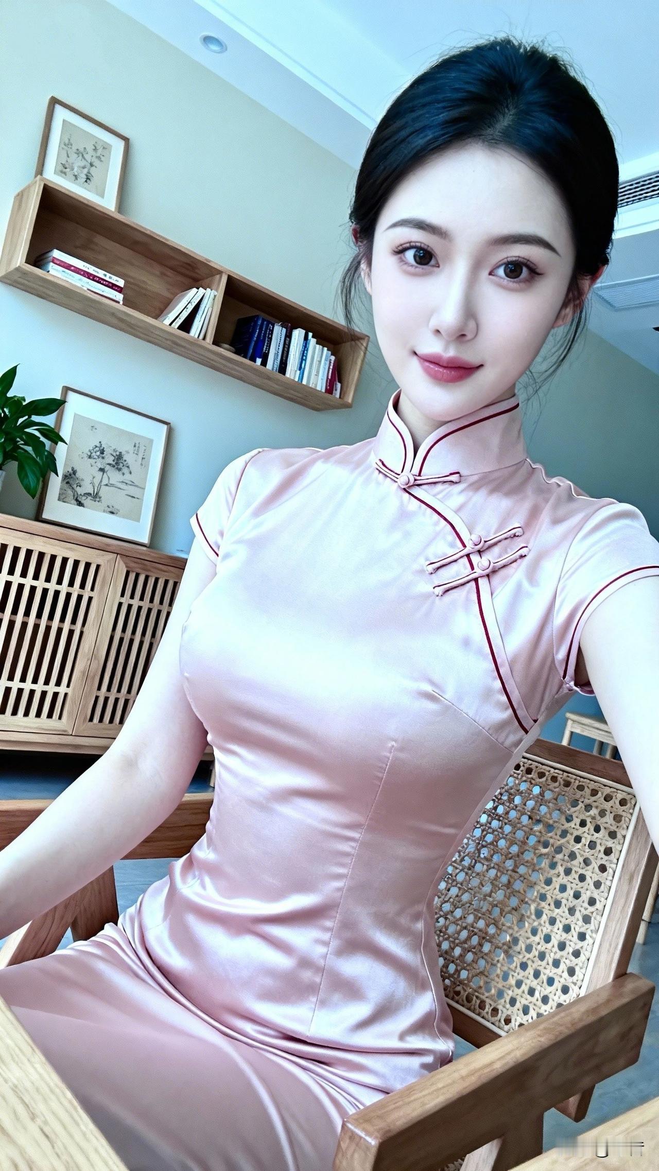 冰肌玉骨入粉裳
黛韵流转皆成诗～