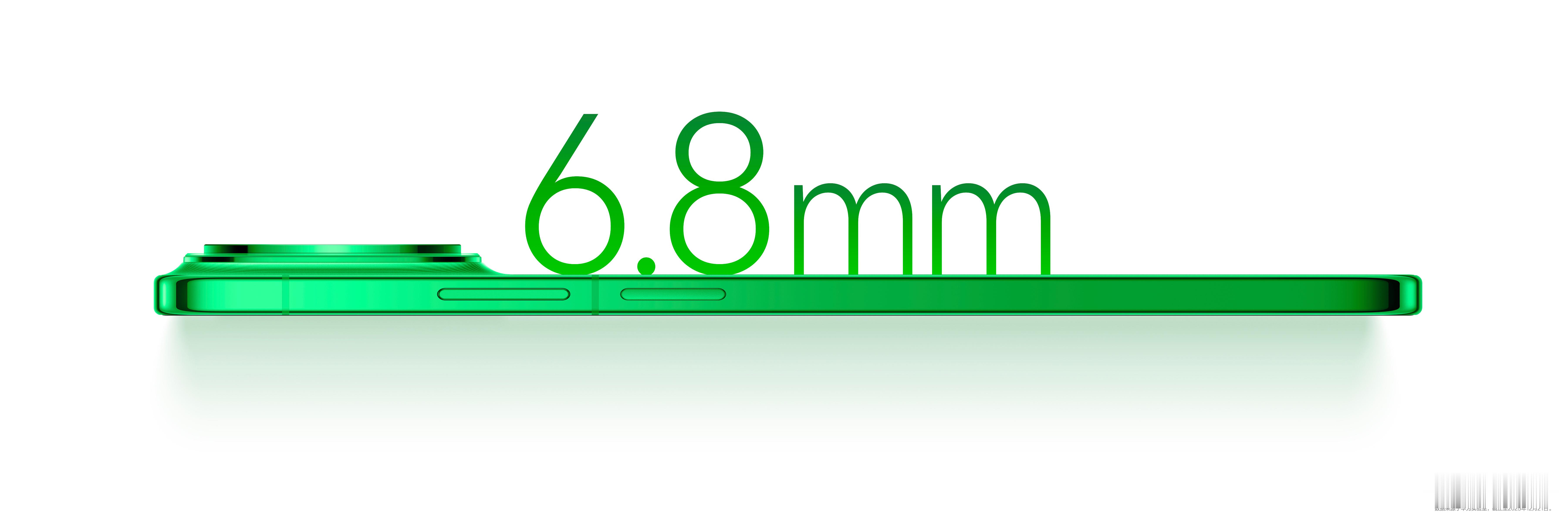 6.8mm，确实薄，等会看看上手体验怎么样nova15Ultra史上最薄