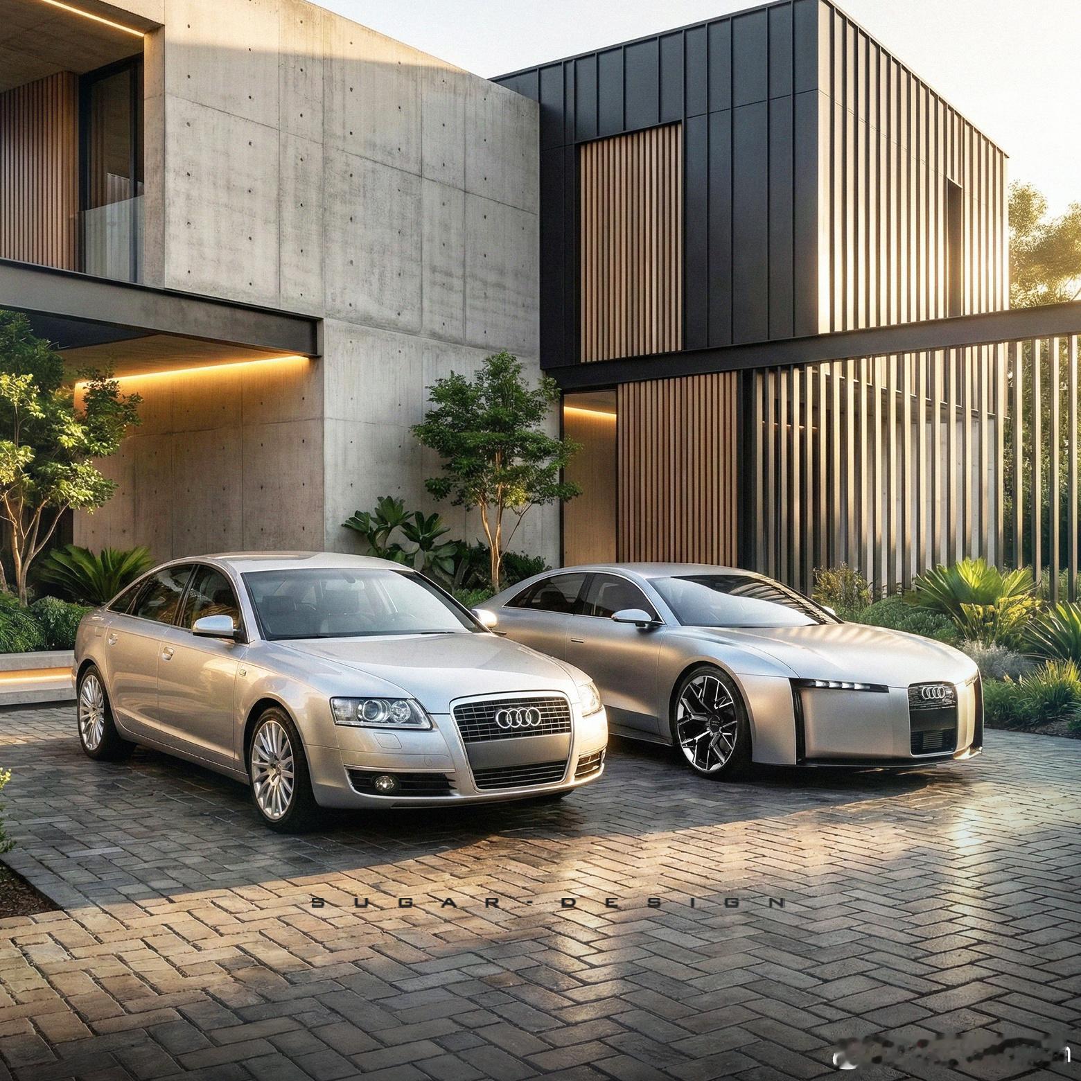 新车前沿预览我与汽车的日常 突破科技，时代重启！奥迪下一代A6新车设计预览！最近