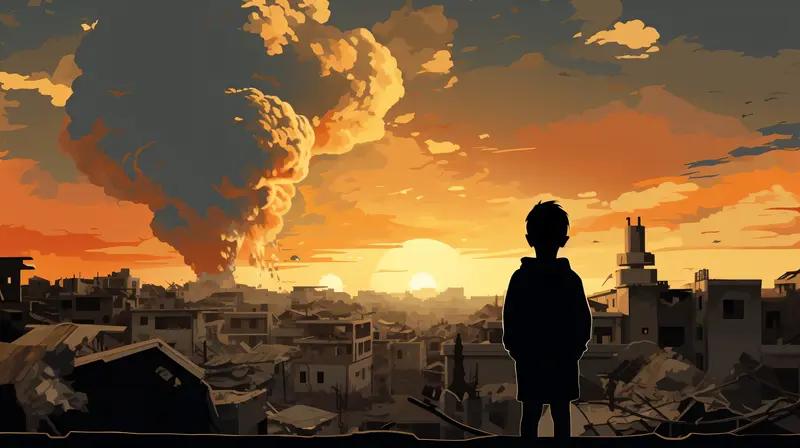 当下加沙局势，完全是霸权思维作祟的悲剧。美国作为霸权代表，种种行径令人发指。其提