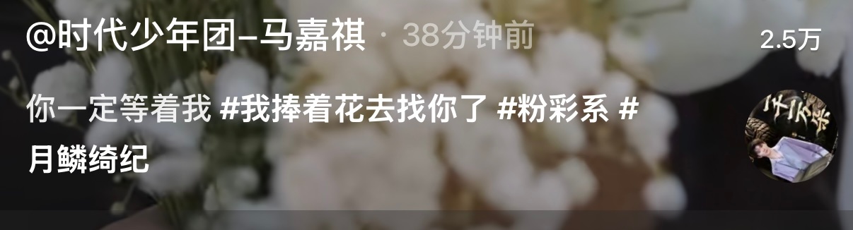 好用心的马嘉祺吧🥹花是剧中寄灵同款花 还带上了剧名词条🫳马嘉祺一千一万朵捧花