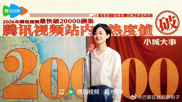 小城大事首播数据小城大事第一集酷云突破2.5  开播即爆款！《小城大事》创下腾讯