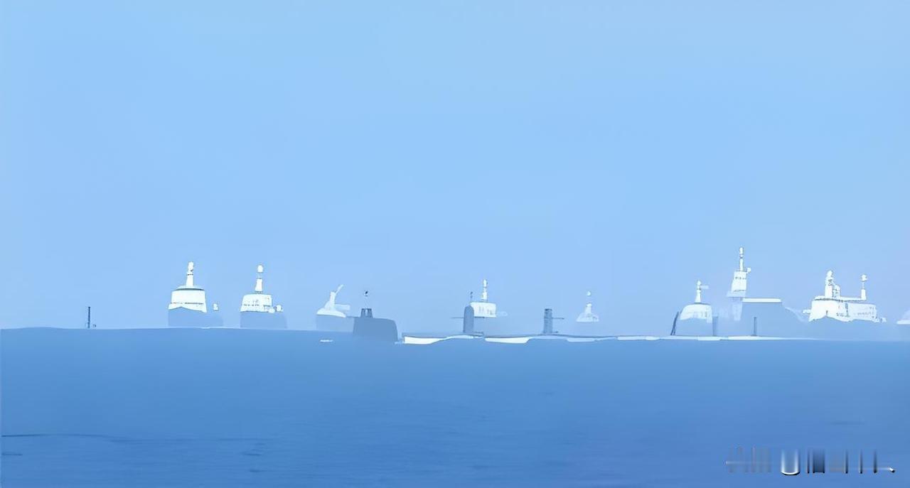 台湾是中国的，任何觊觎者都将粉身碎骨！

从黄海到东海、南海，万顷波涛，上百舰船