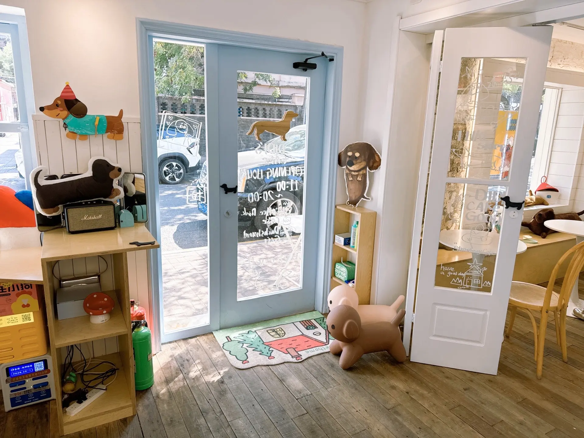 有事儿没事儿多出去转转 带小狗宝儿出去耍