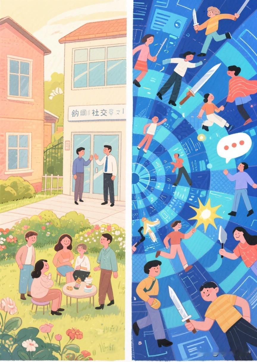 “当你的邻居是同事，网友却是全世界”！
在现实生活的社交半径里，居住的小区与工作
