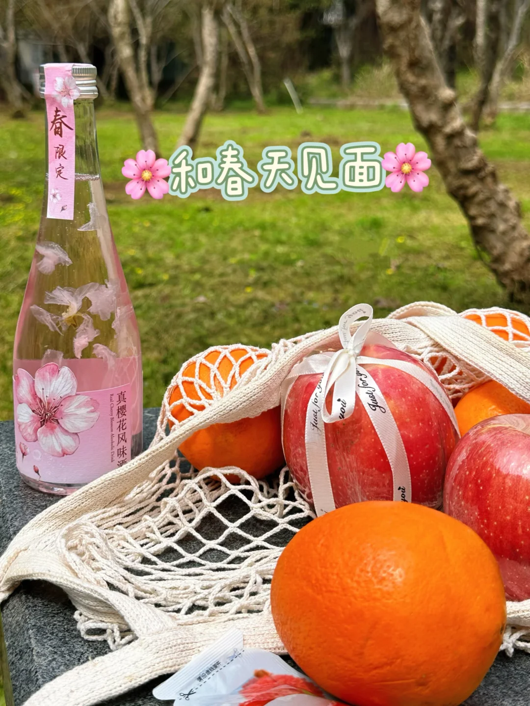 武汉的樱花开了！带上零食饮料踏青去啦