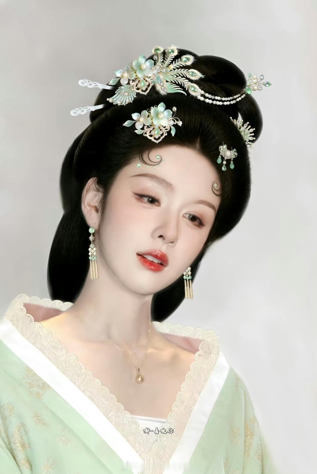好漂亮的妆造，内娱好久没见过这种了 