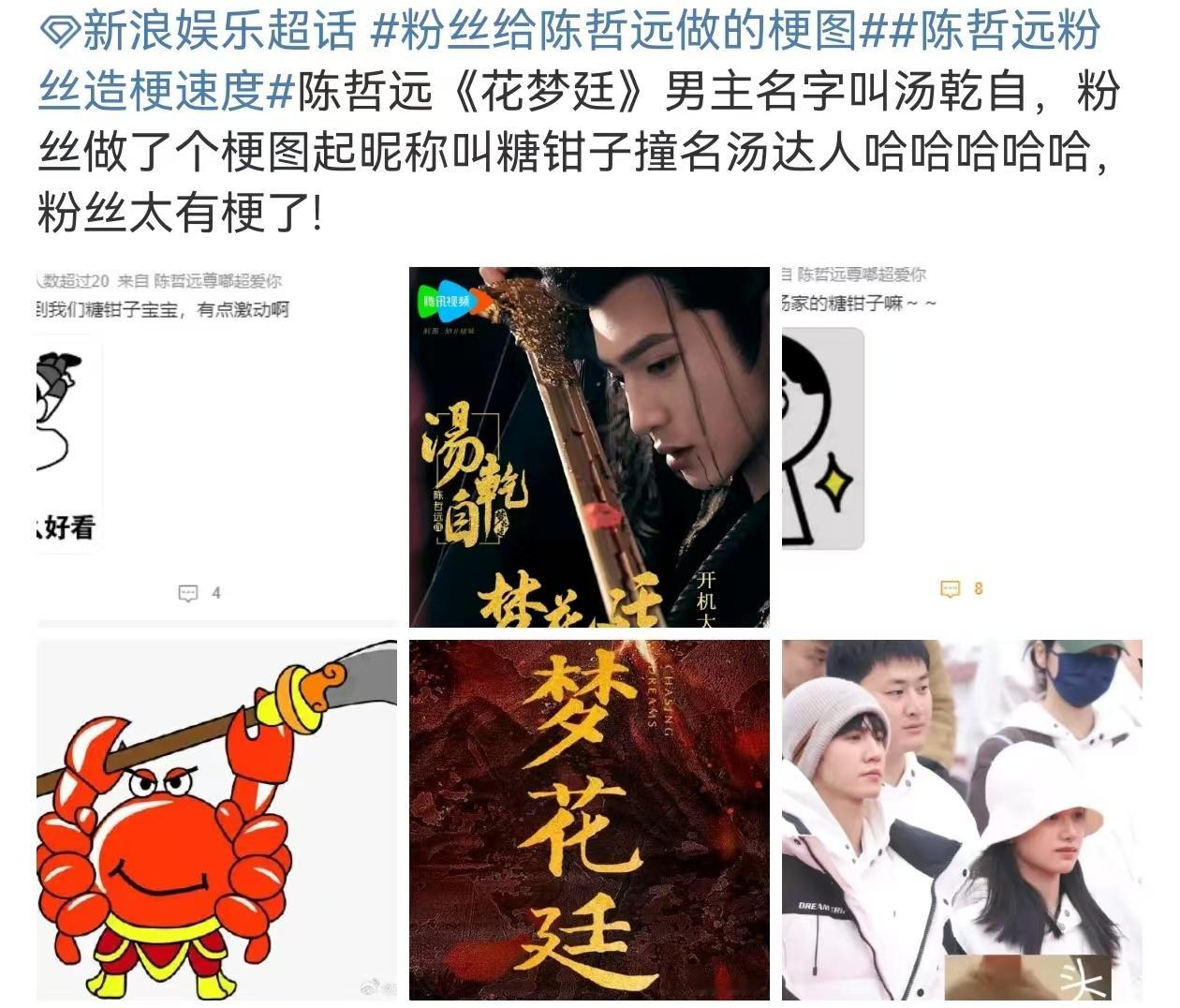 粉丝给陈哲远做的梗图   粉丝给陈哲远做的梗图也太有意思了吧，没有想到粉丝造梗的