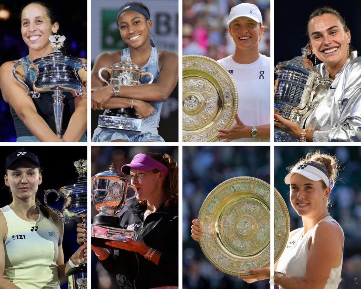 📊 最近七届大满贯赛事，冠军分属七位不同女子选手：🇦🇺2025澳网：凯斯 