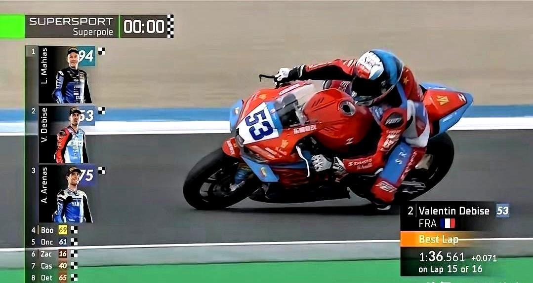 被加重7公斤还能拿排位赛第二，张雪机车这波真硬气！
 

在荷兰阿森赛道，53号