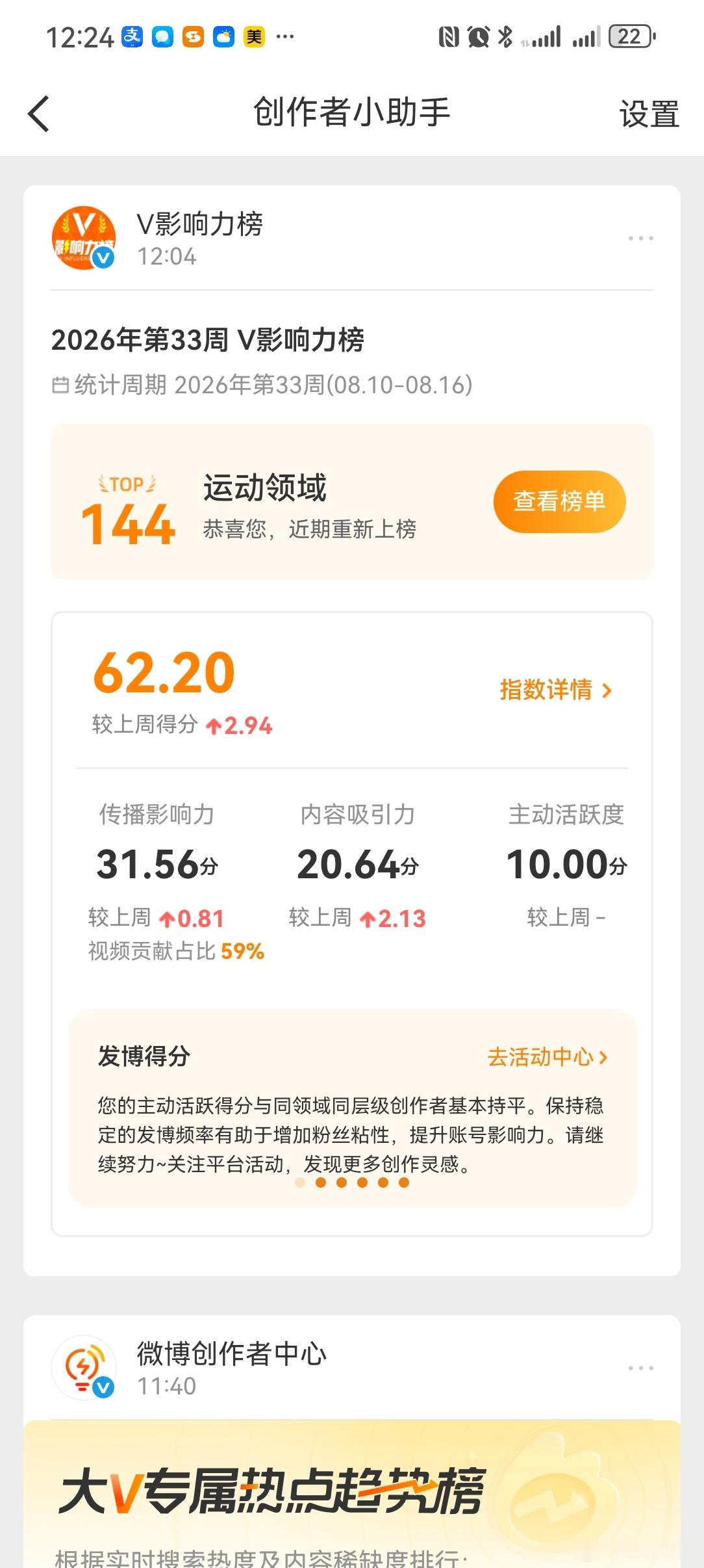 我都好几个月没上运动榜啦！刚才发现，又上榜了虽然也没啥用，看着就是爽呀！坚持运动