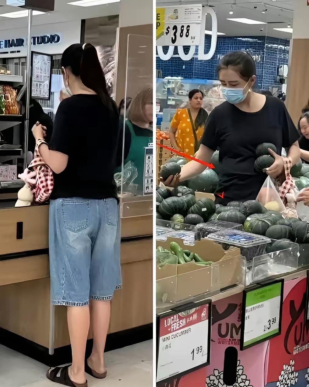 虽然带了口罩，但是眉眼间的轮廓还是能看的出来是谁，七八十年代香港女神王祖贤。
我