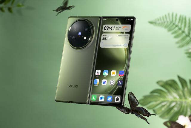 vivo X Fold5青松图赏：轻盈如松，薄似松风
