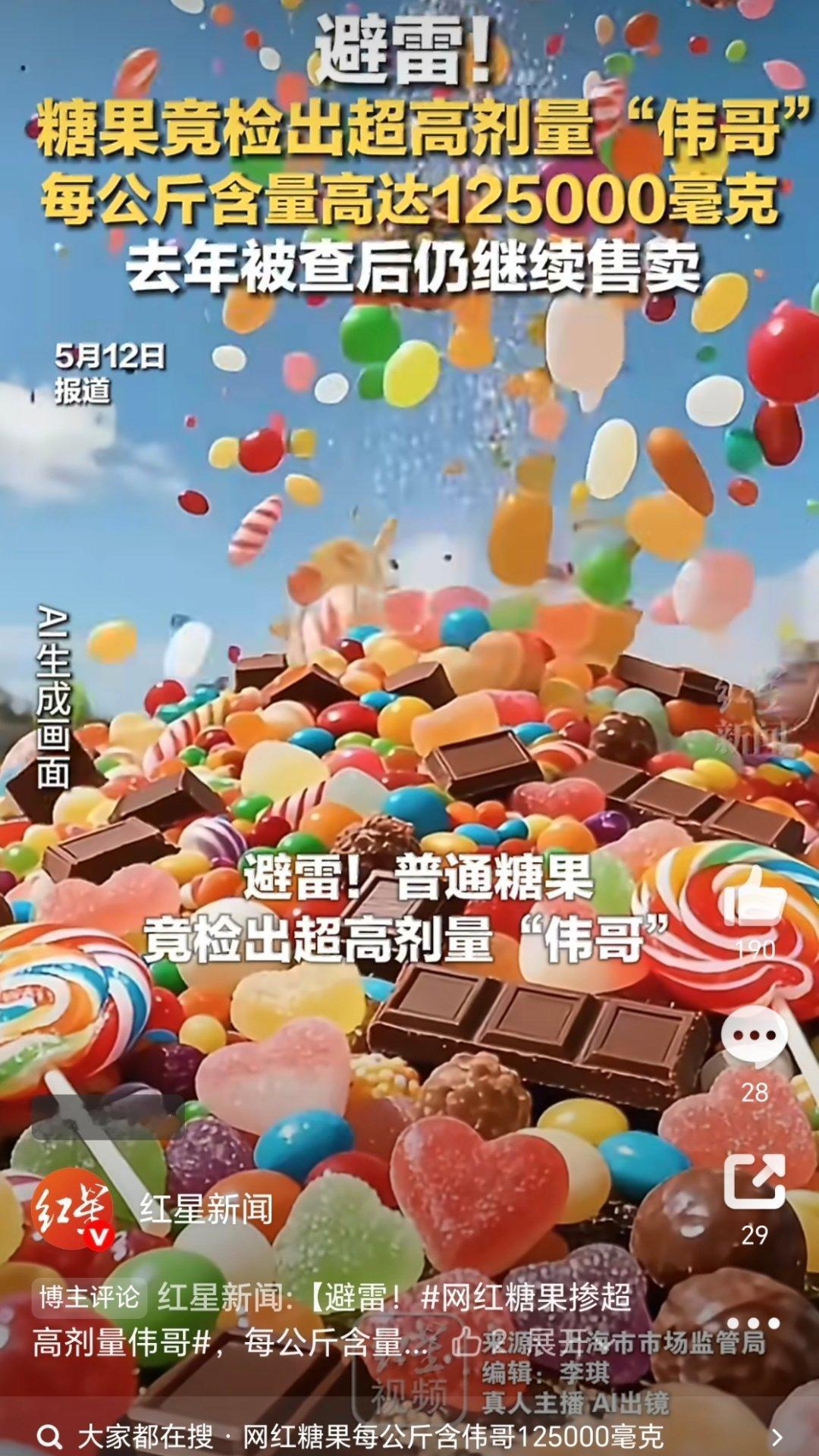网红糖果掺超高剂量伟哥？？？商家是帮别人处理过期药吗•ᴗ•💧 