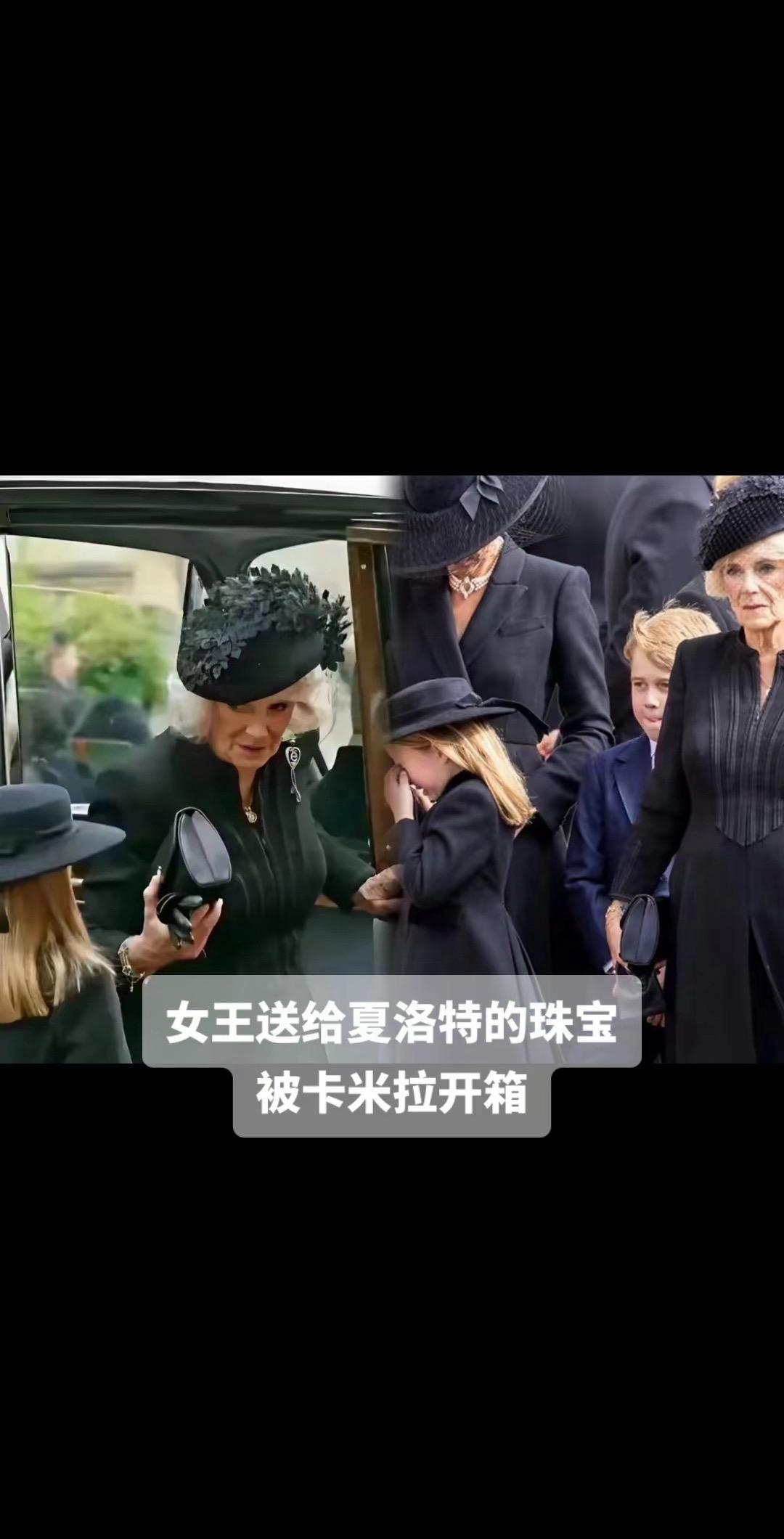 英王室卡米拉伊丽莎白二世 夏洛特珠宝