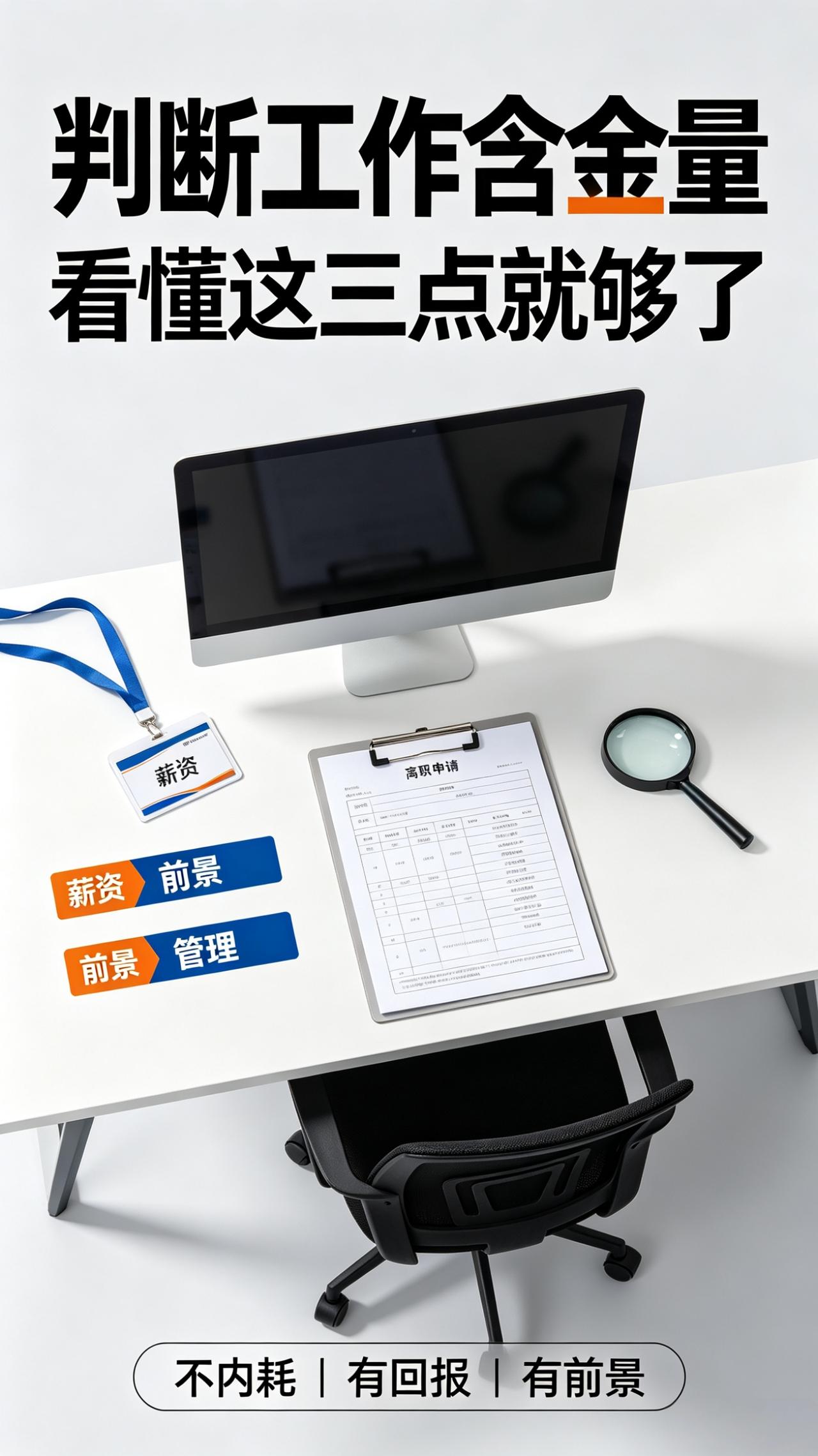 要不要跳槽不用瞎纠结！3点看清工作真实含金量
 
很多人在岗位内耗好几年，盲目犹