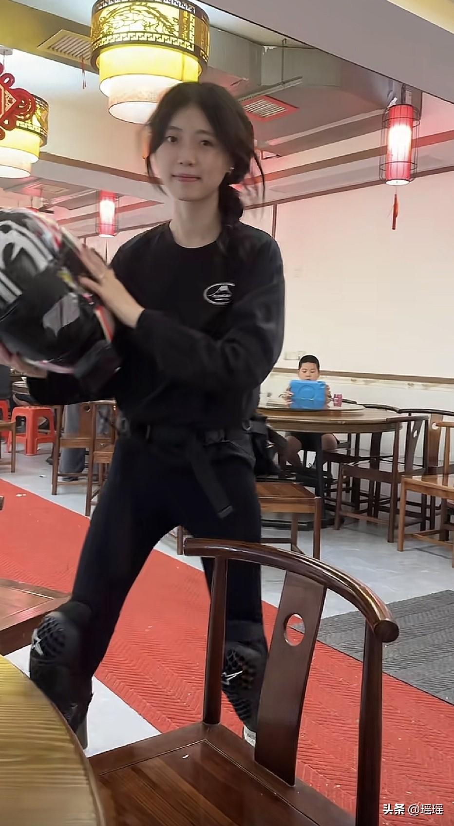骑行都好看的人，那化了妆简直无敌